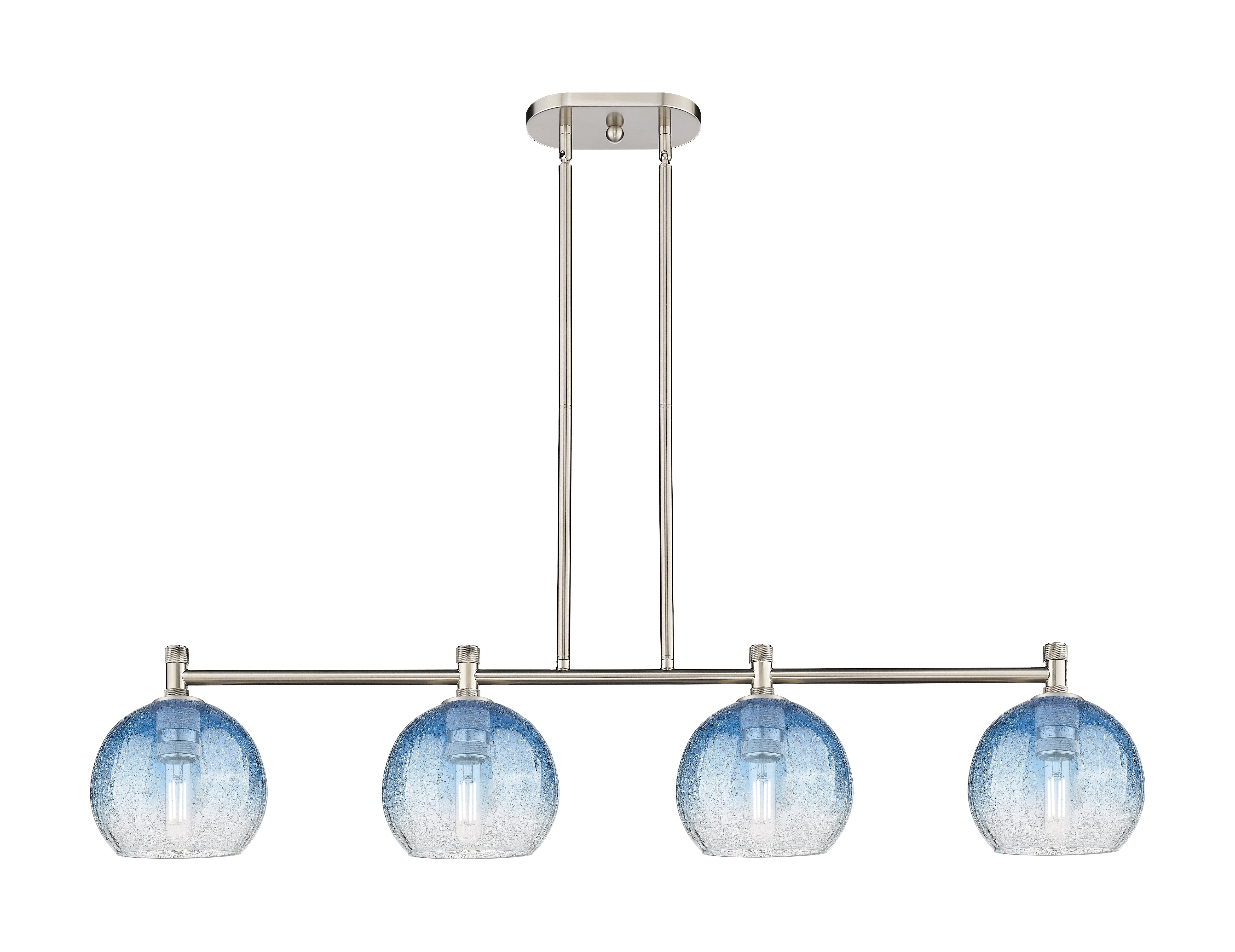 Downtown Urban Island Light Cast Brass