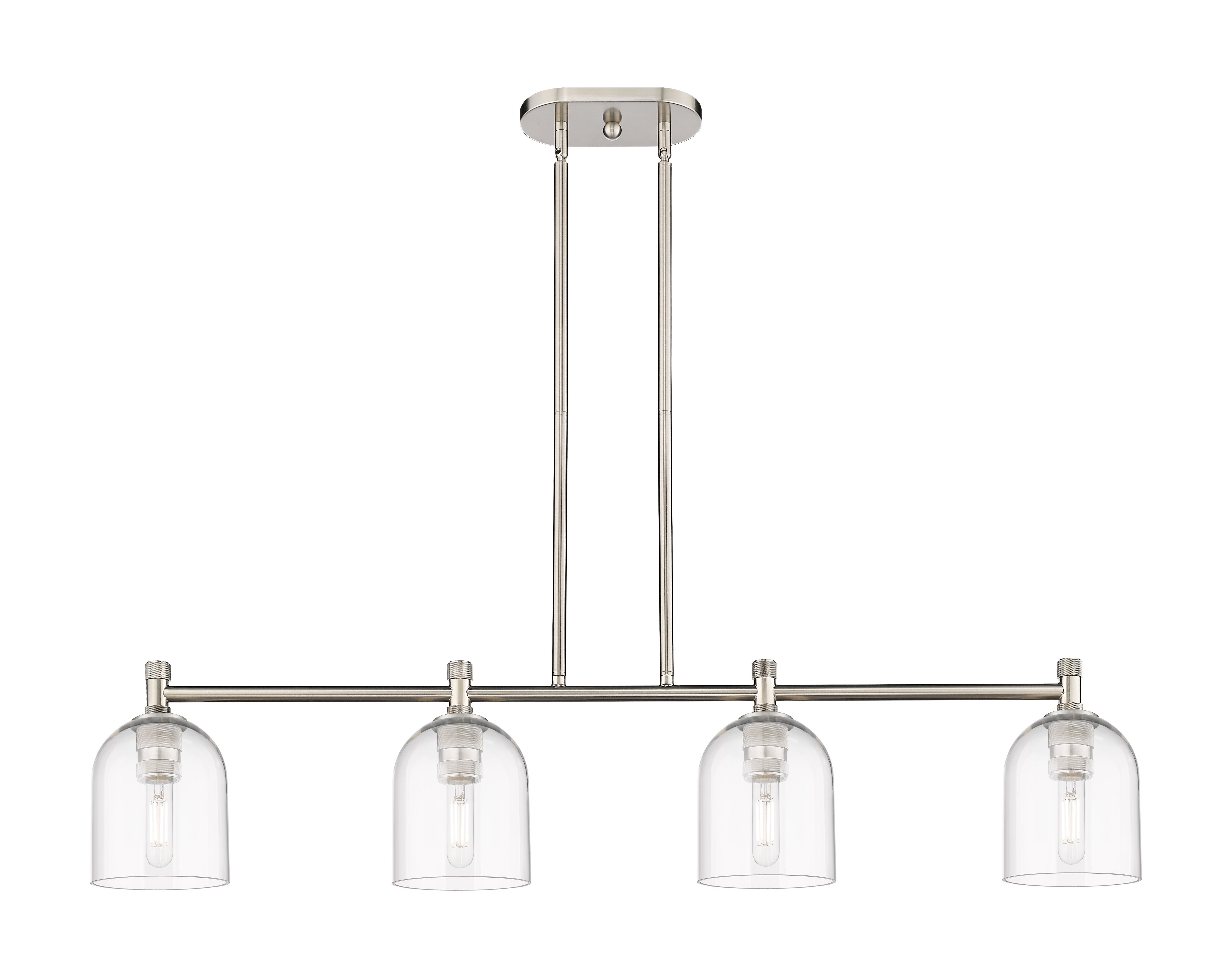 Downtown Urban Island Light Cast Brass