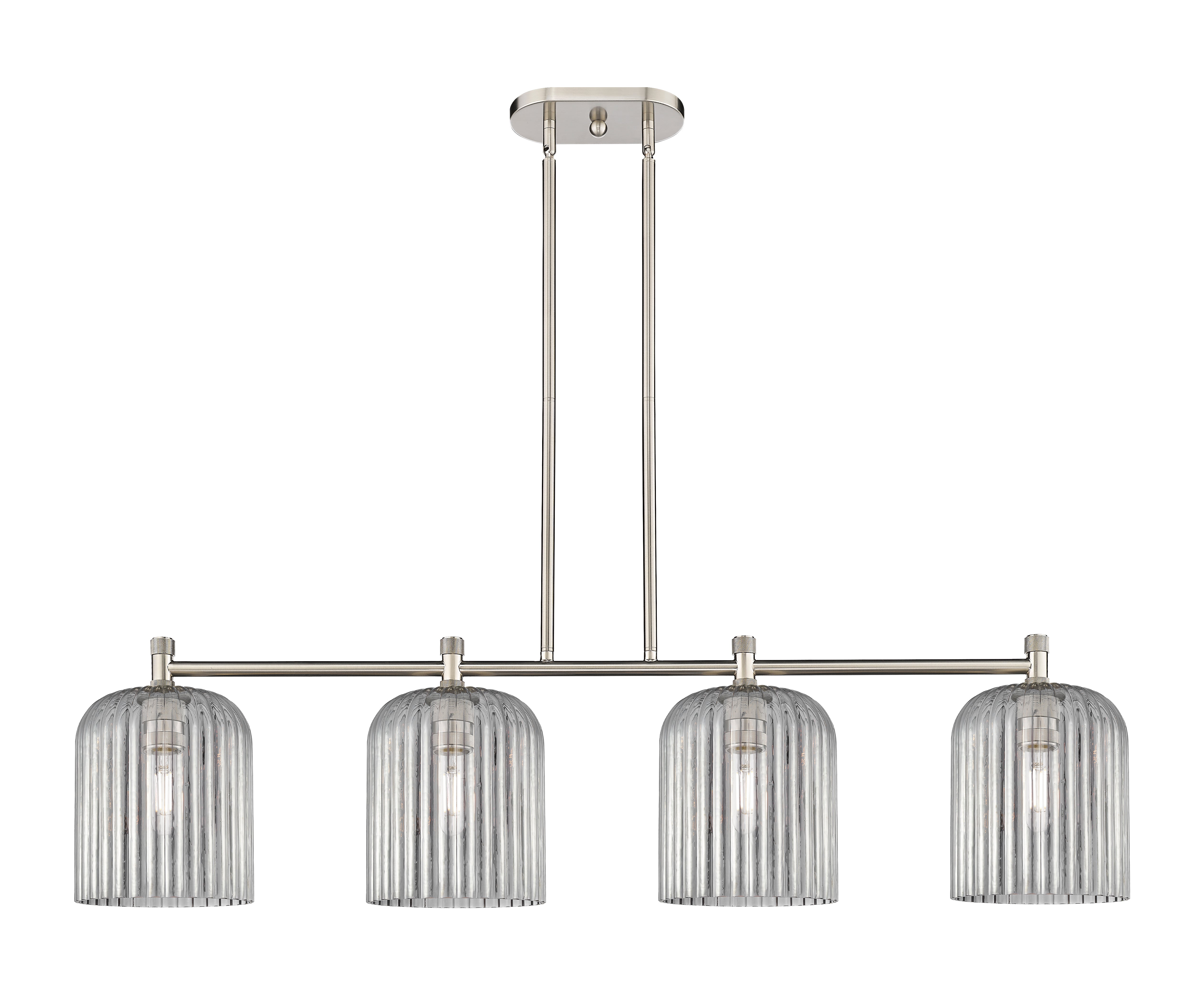 Downtown Urban Island Light Brass Glass