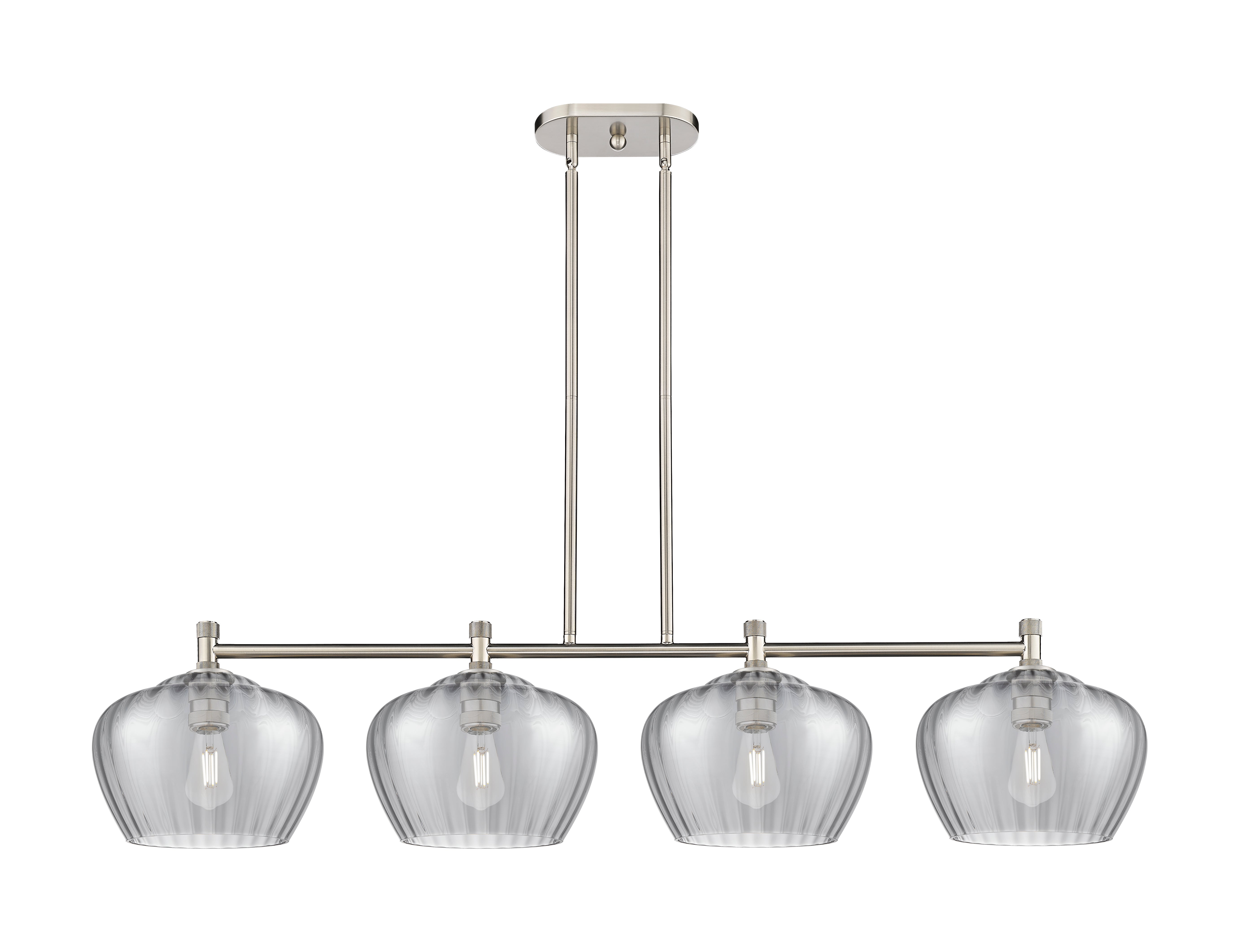 Downtown Urban Island Light Cast Brass