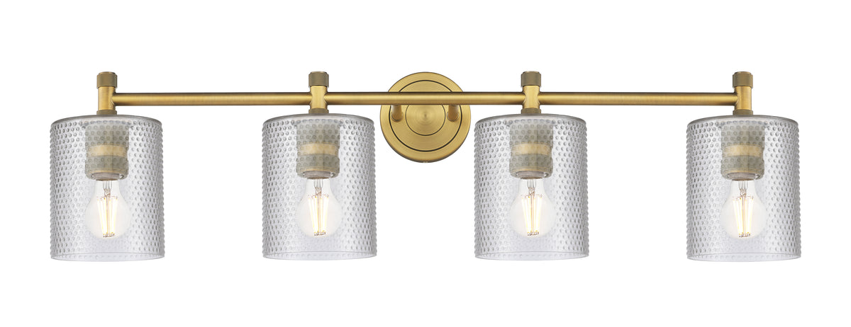 Cobbleskill 36-Inch 4-Light Bath Vanity Light Dimmable