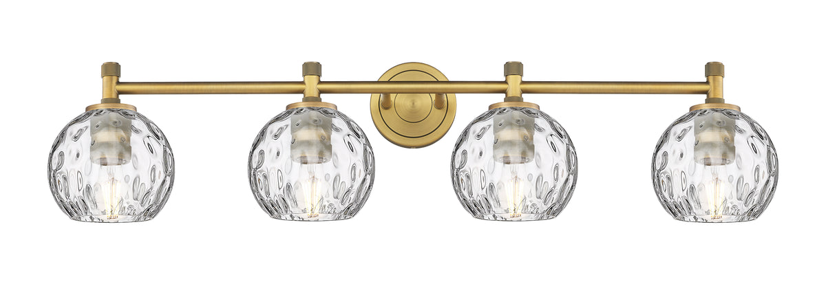 Athens Water Glass 37-Inch 4-Light Bath Vanity Light