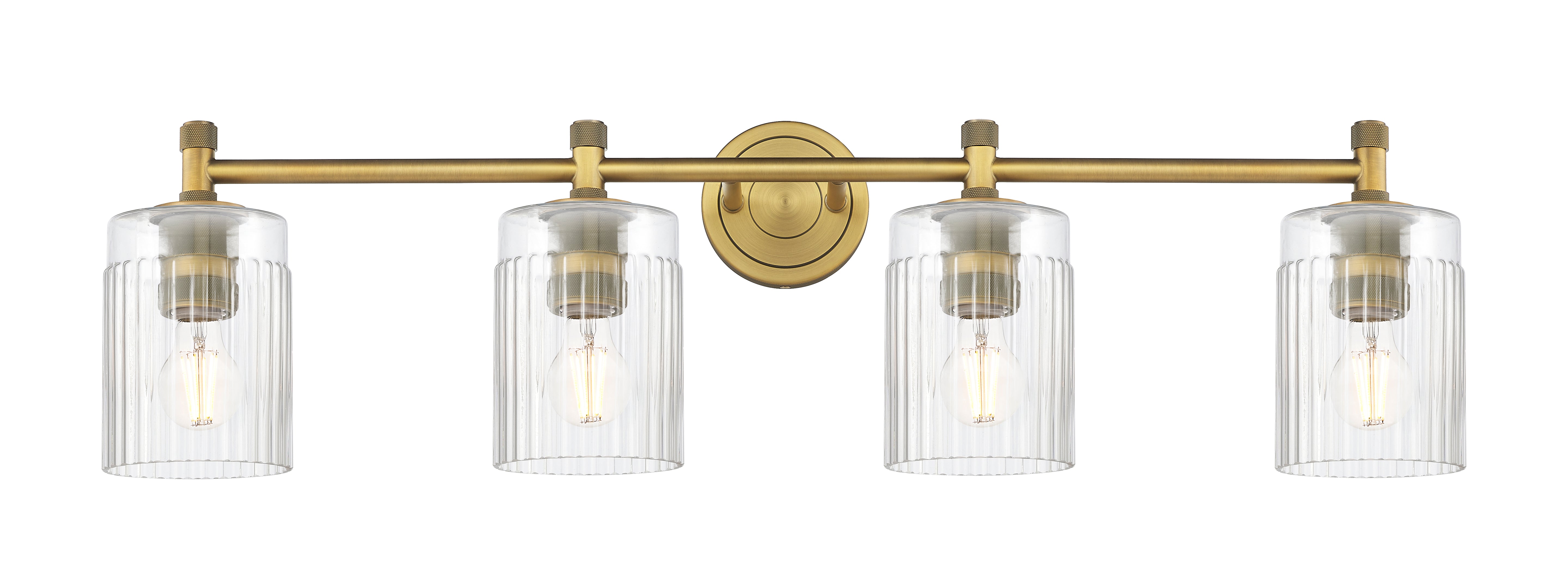 Downtown Urban Bath Vanity Light Cast Brass