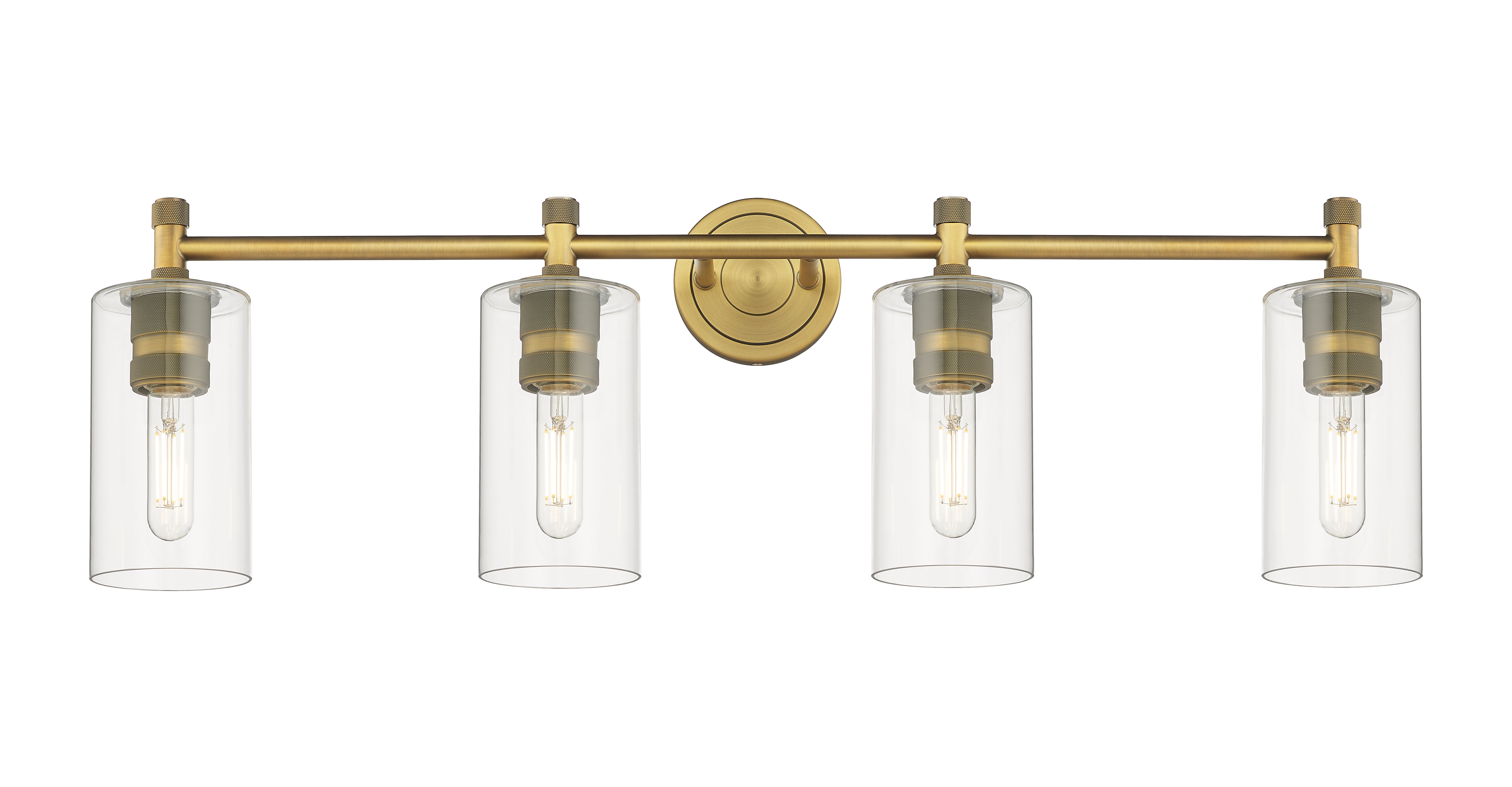 Downtown Urban Bath Vanity Light Cast Brass