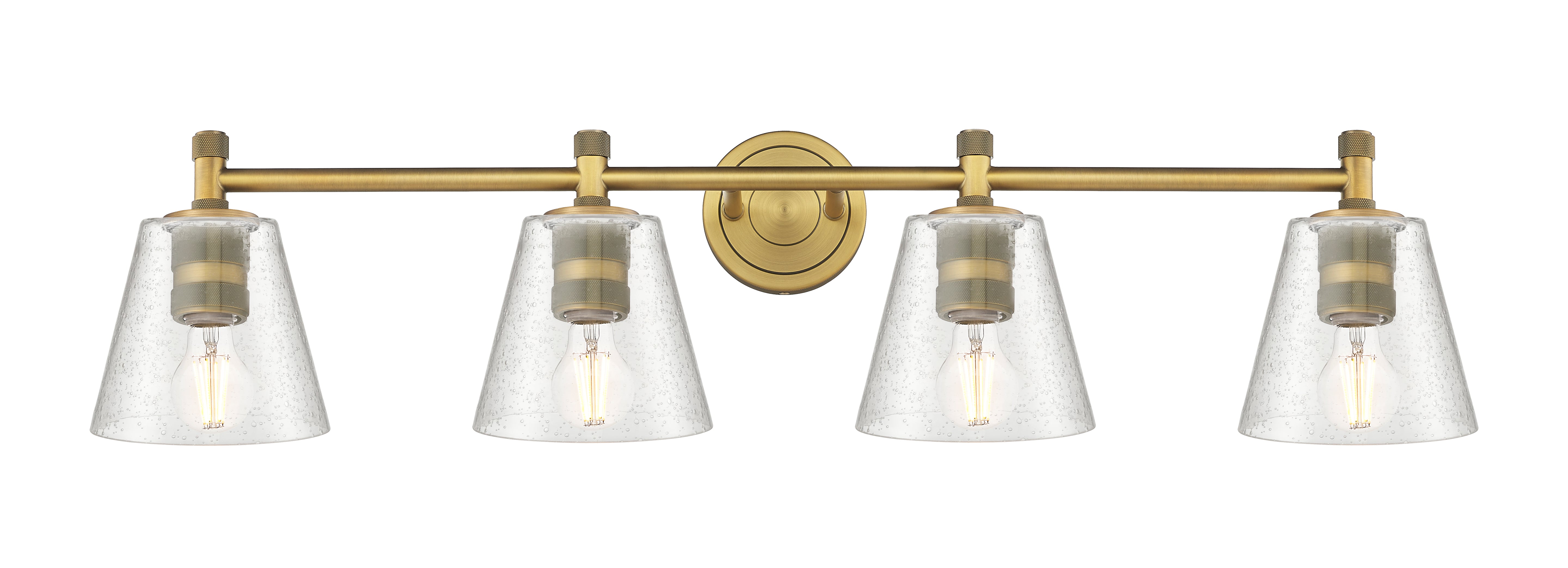 Downtown Urban Bath Vanity Light Cast Brass