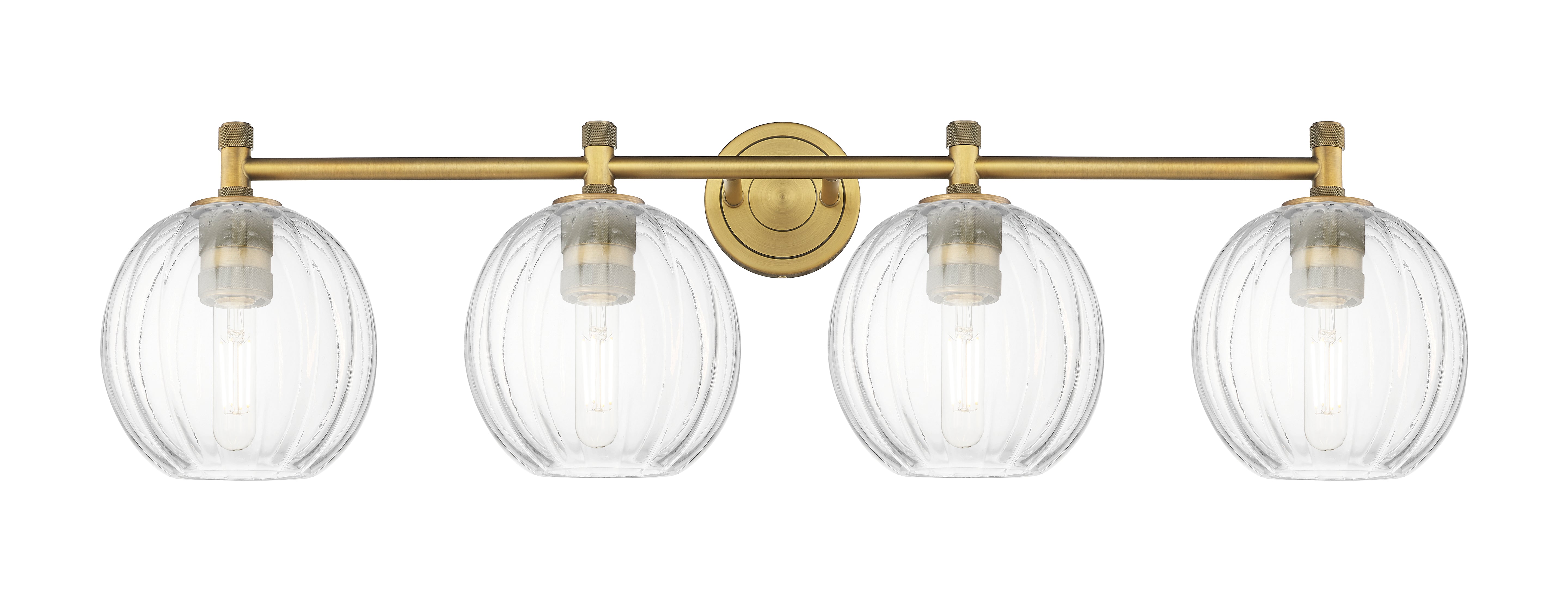 Downtown Urban Bath Vanity Light Cast Brass