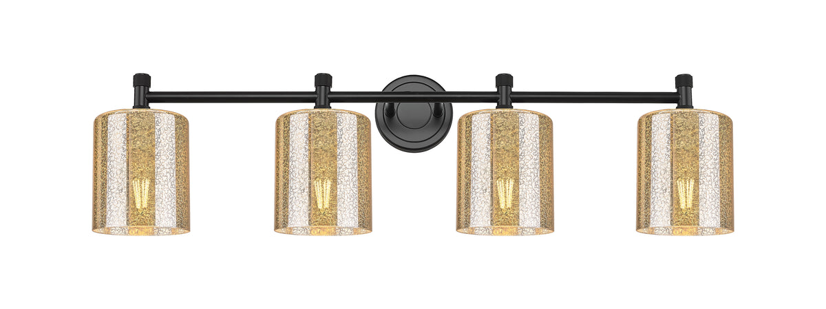 Cobbleskill 36-Inch 4-Light Bath Vanity Light Dimmable