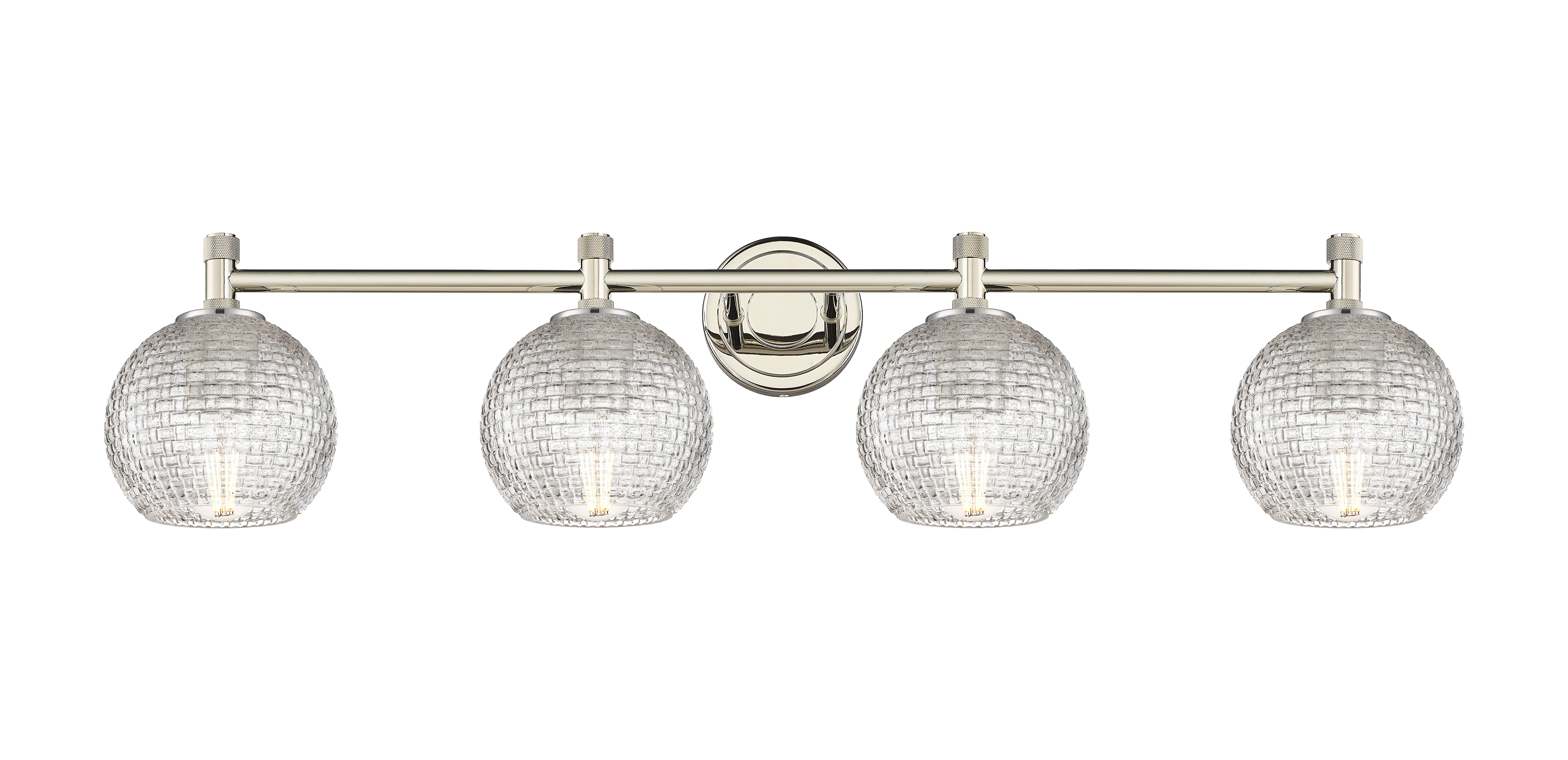 Downtown Urban Bath Vanity Light Three Brass