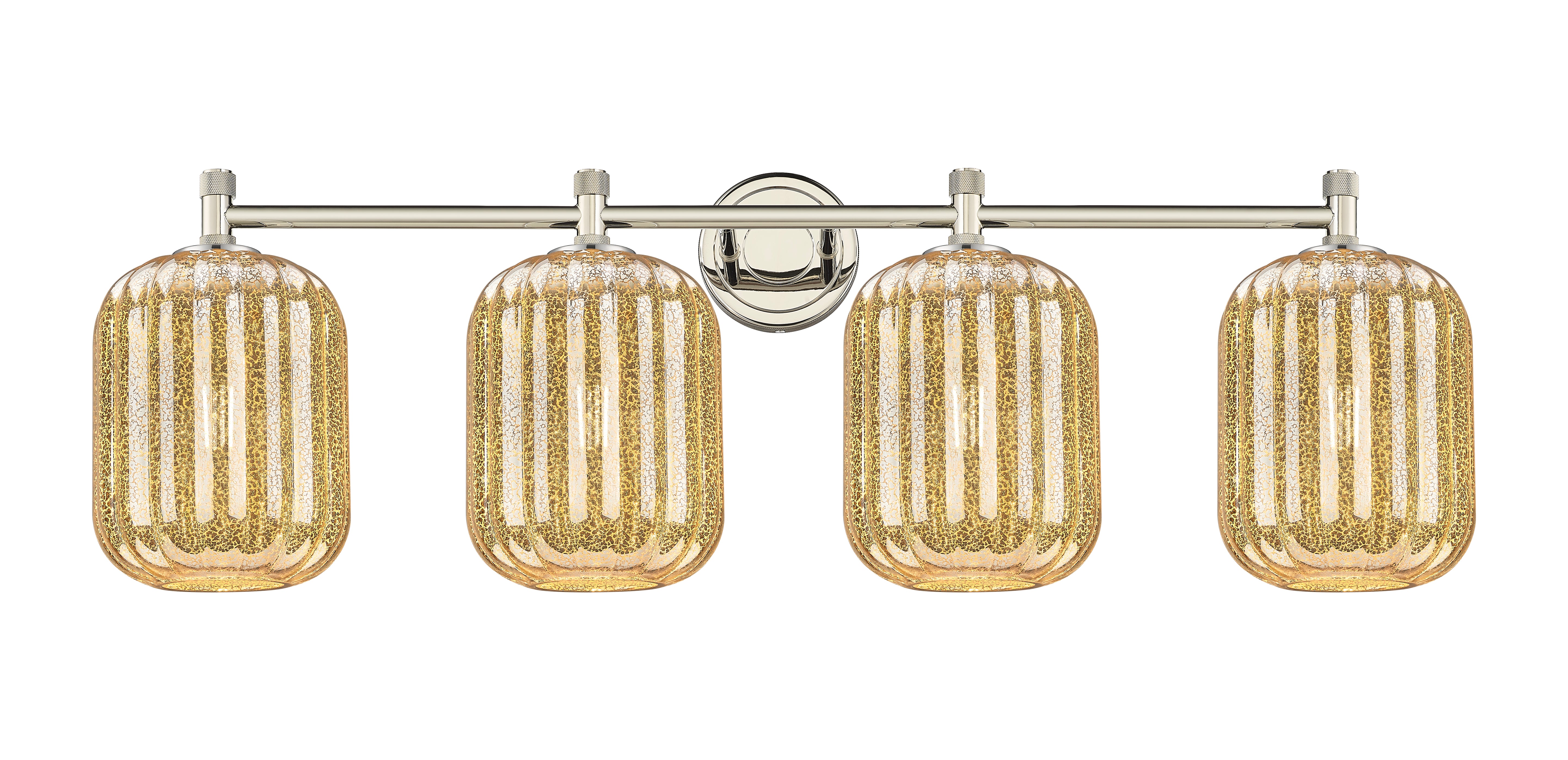 Downtown Urban Bath Vanity Light Brass Glass