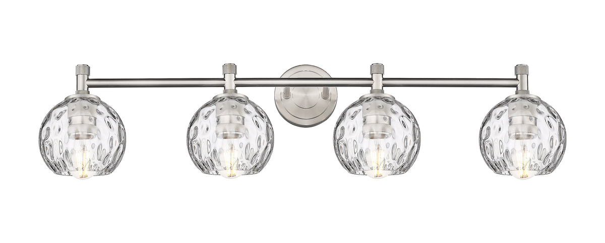 Athens Water Glass 37-Inch 4-Light Bath Vanity Light