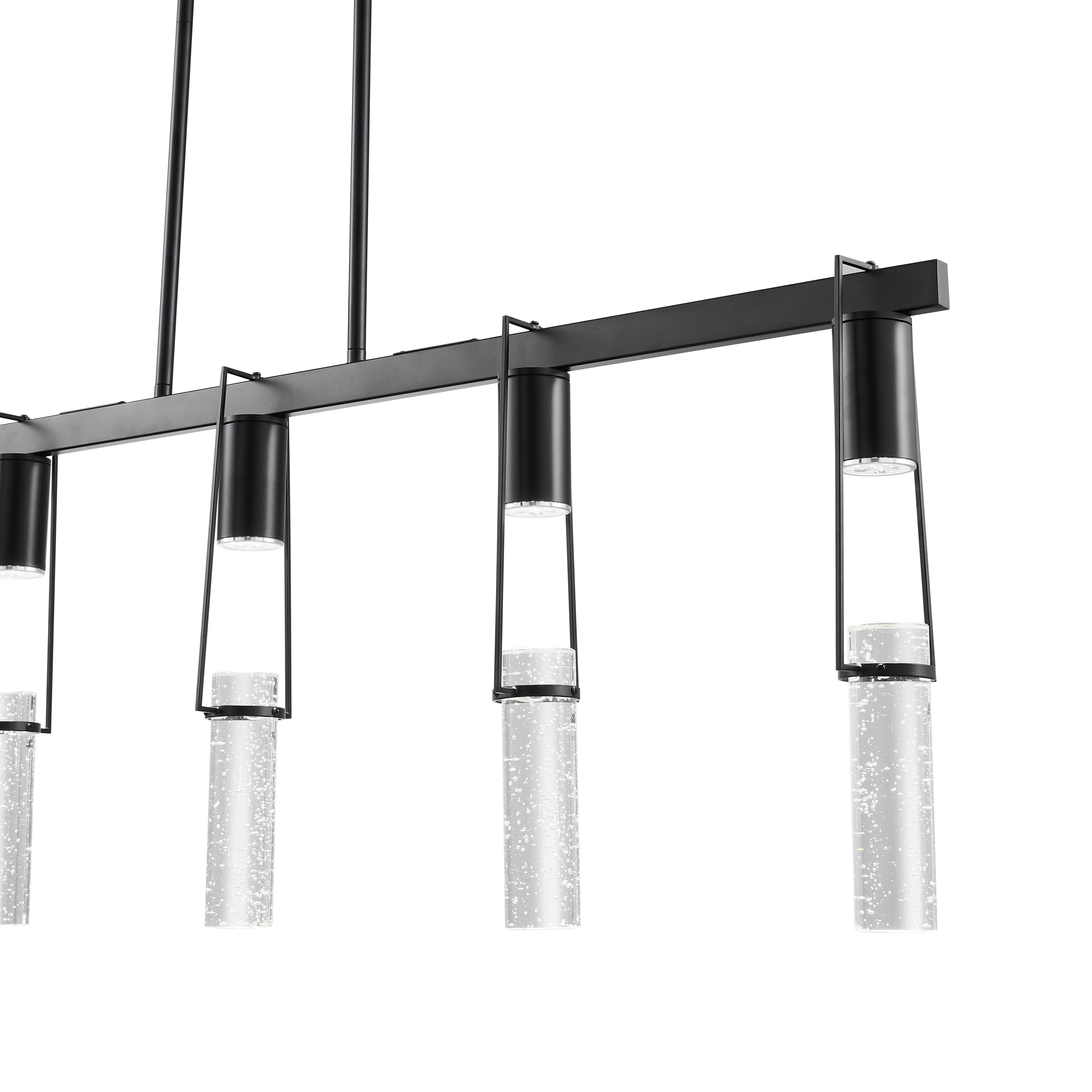 Harmony 5 Light Chandelier | Matte Black