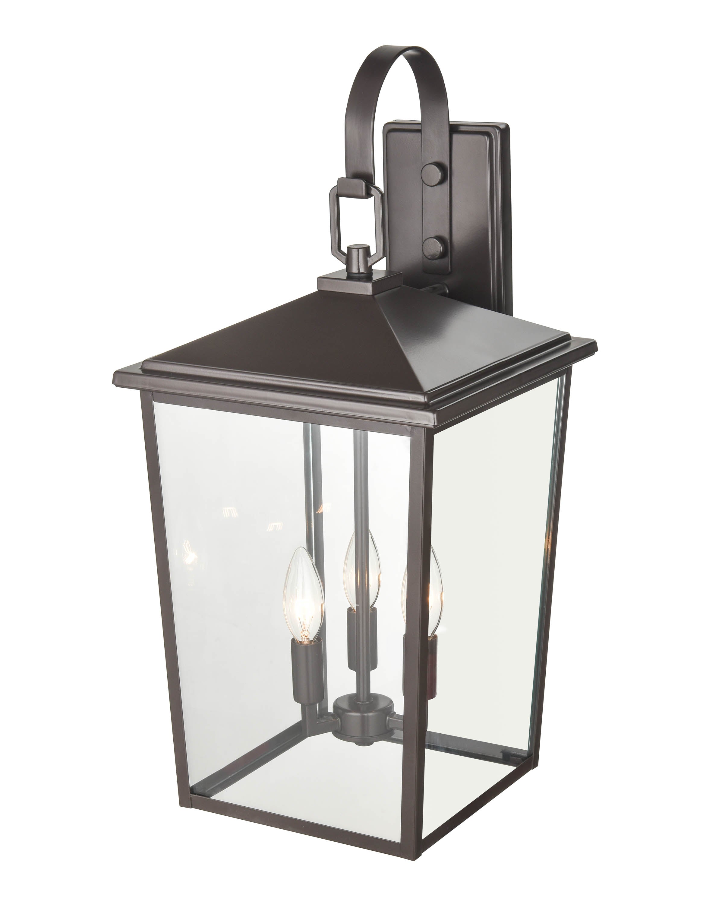11'' Fetterton Powder Coated Bronze 3 Light Wall Sconce