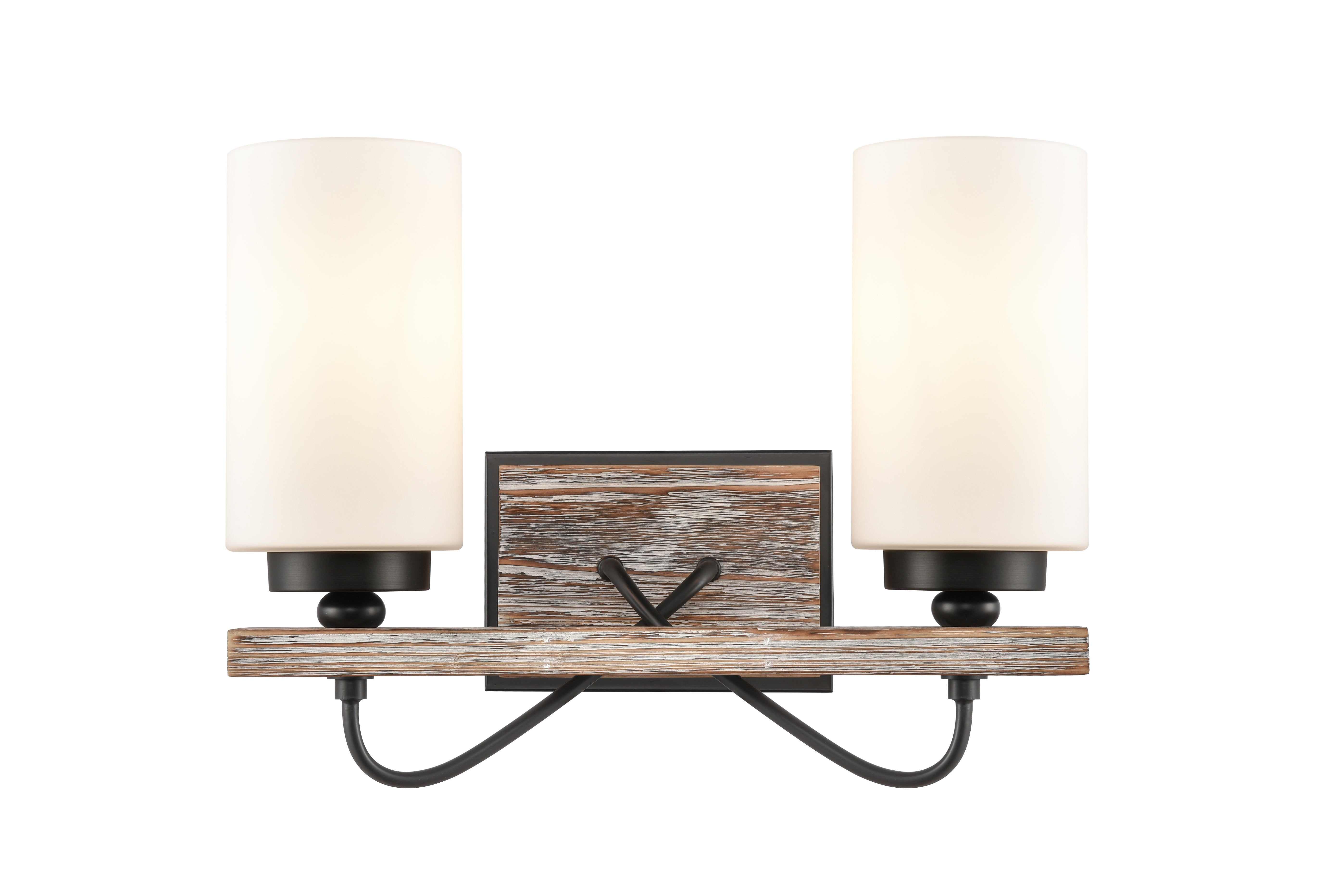 Downtown Urban Bath Vanity Light Glass Steel