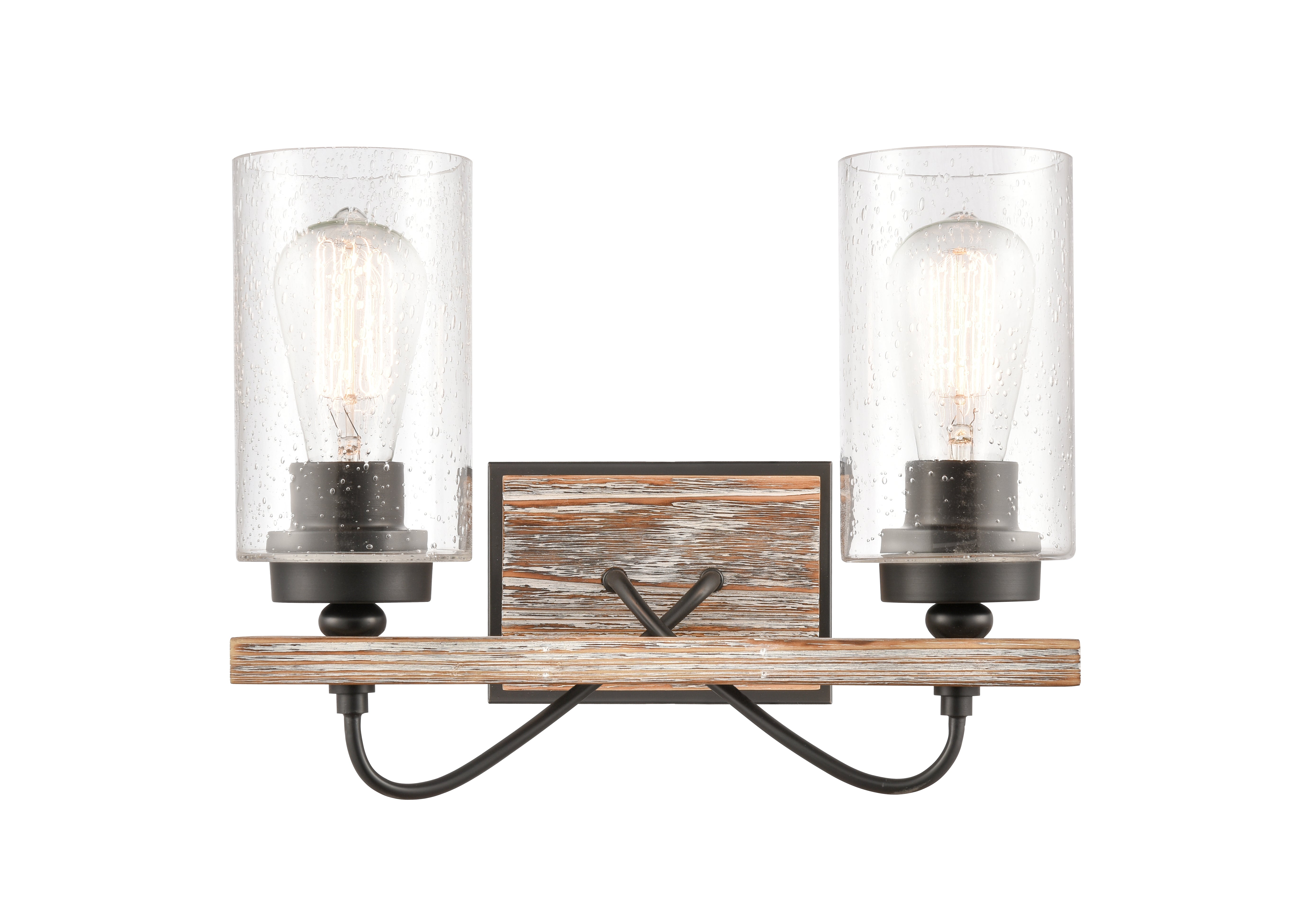 Downtown Urban Bath Vanity Light Glass Steel