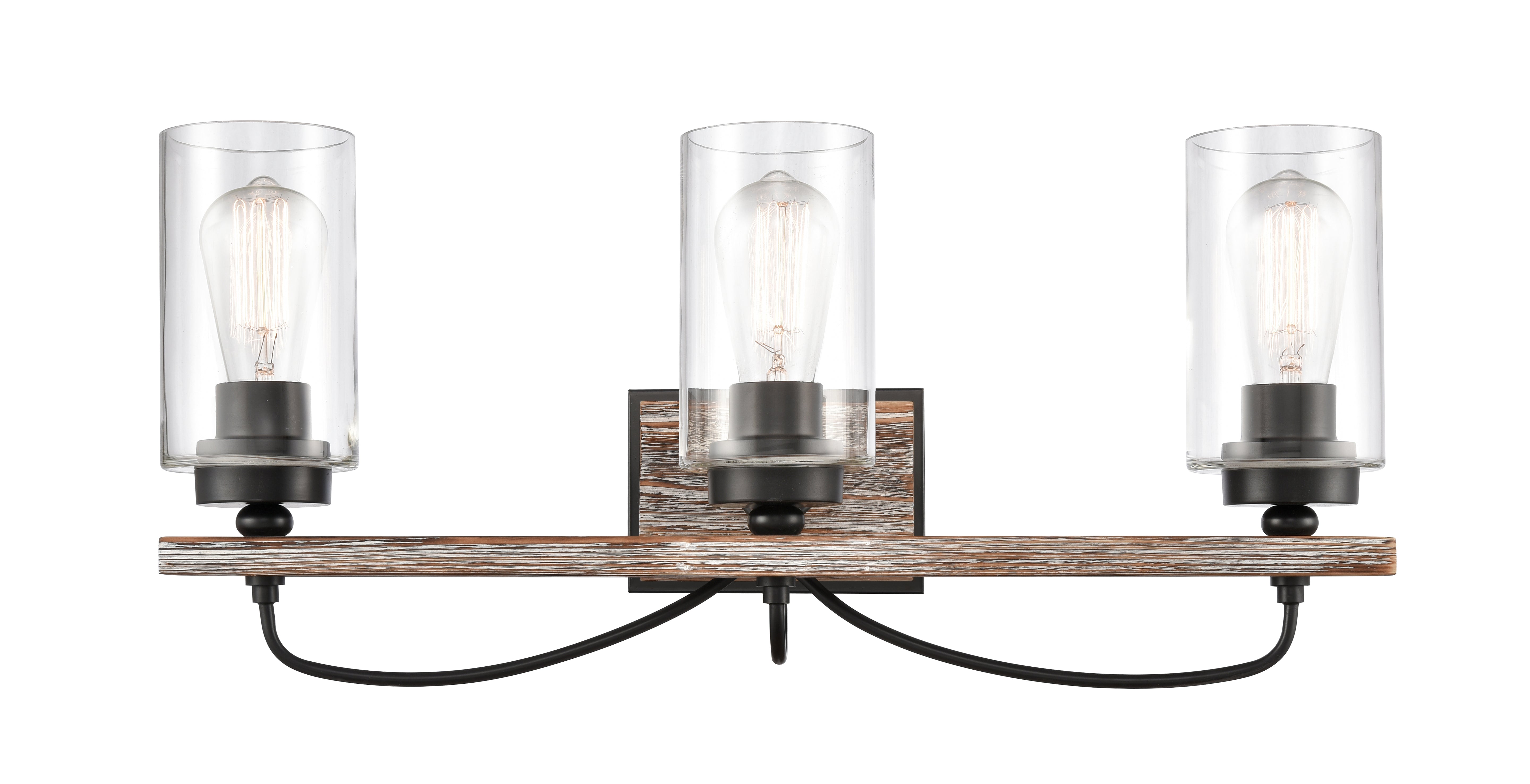 Downtown Urban Bath Vanity Light Glass Steel