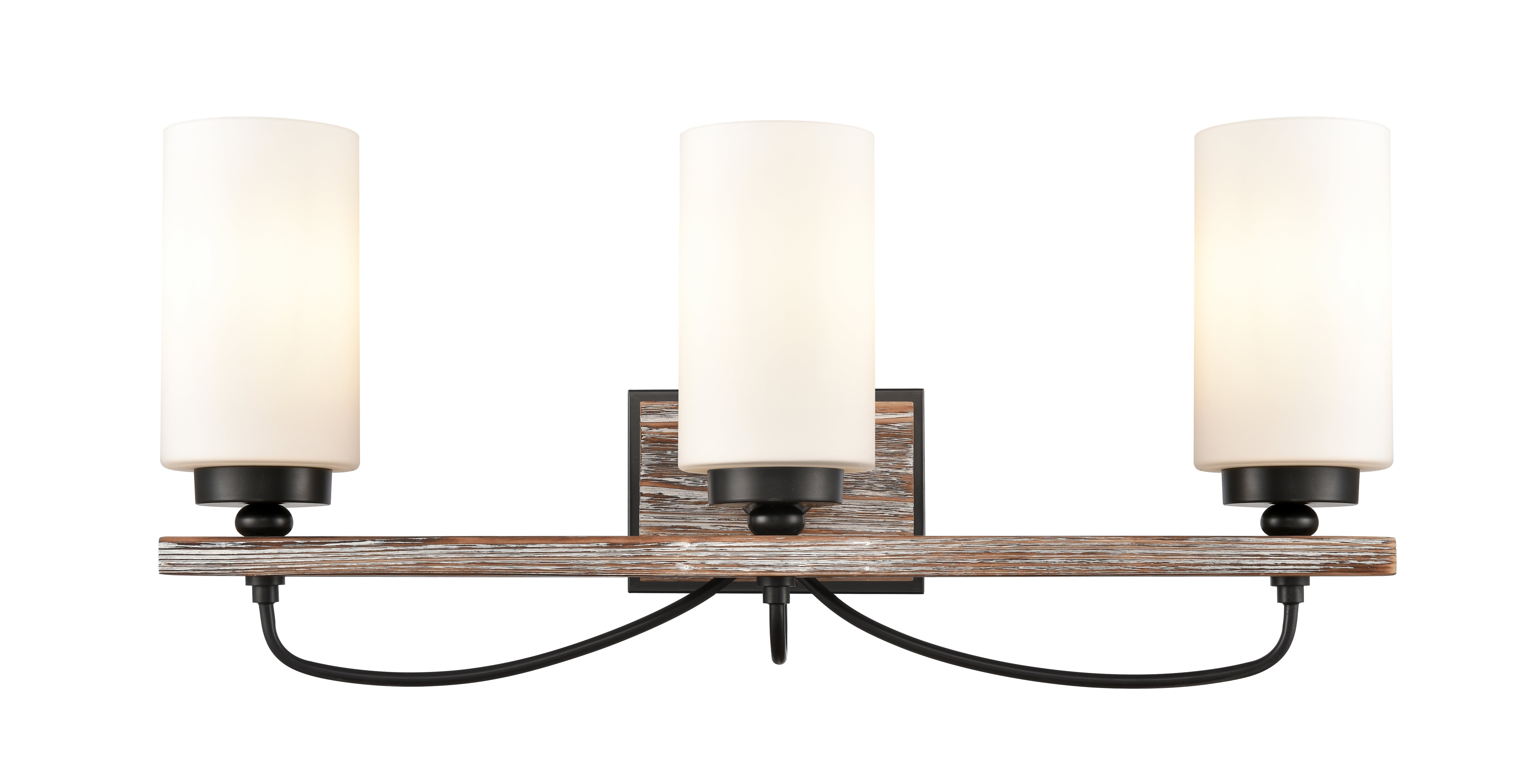 Downtown Urban Bath Vanity Light Glass Steel