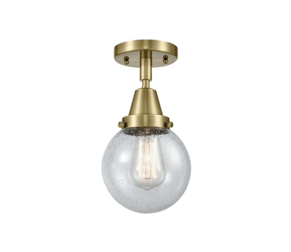 Beacon 6-Inch 1-Light Semi-Flush Mount 10.75-Inch High