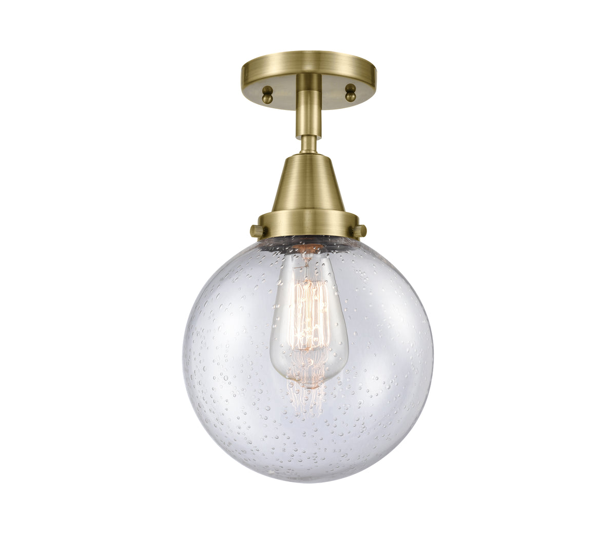 Beacon 8-Inch 1-Light Semi-Flush Mount 12.75-Inch High