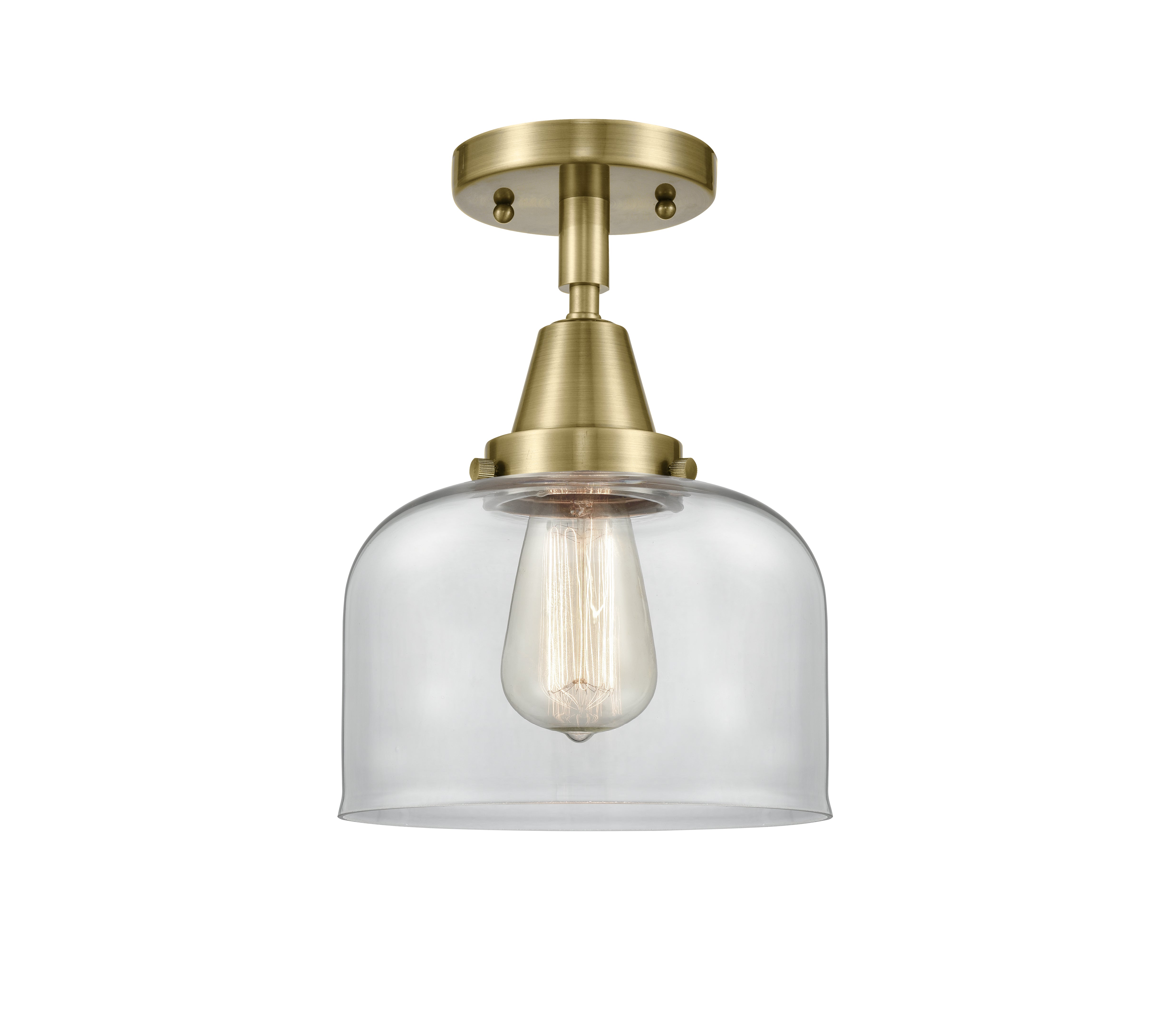 Caden Semi-Flush Mount Brushed Satin Nickel