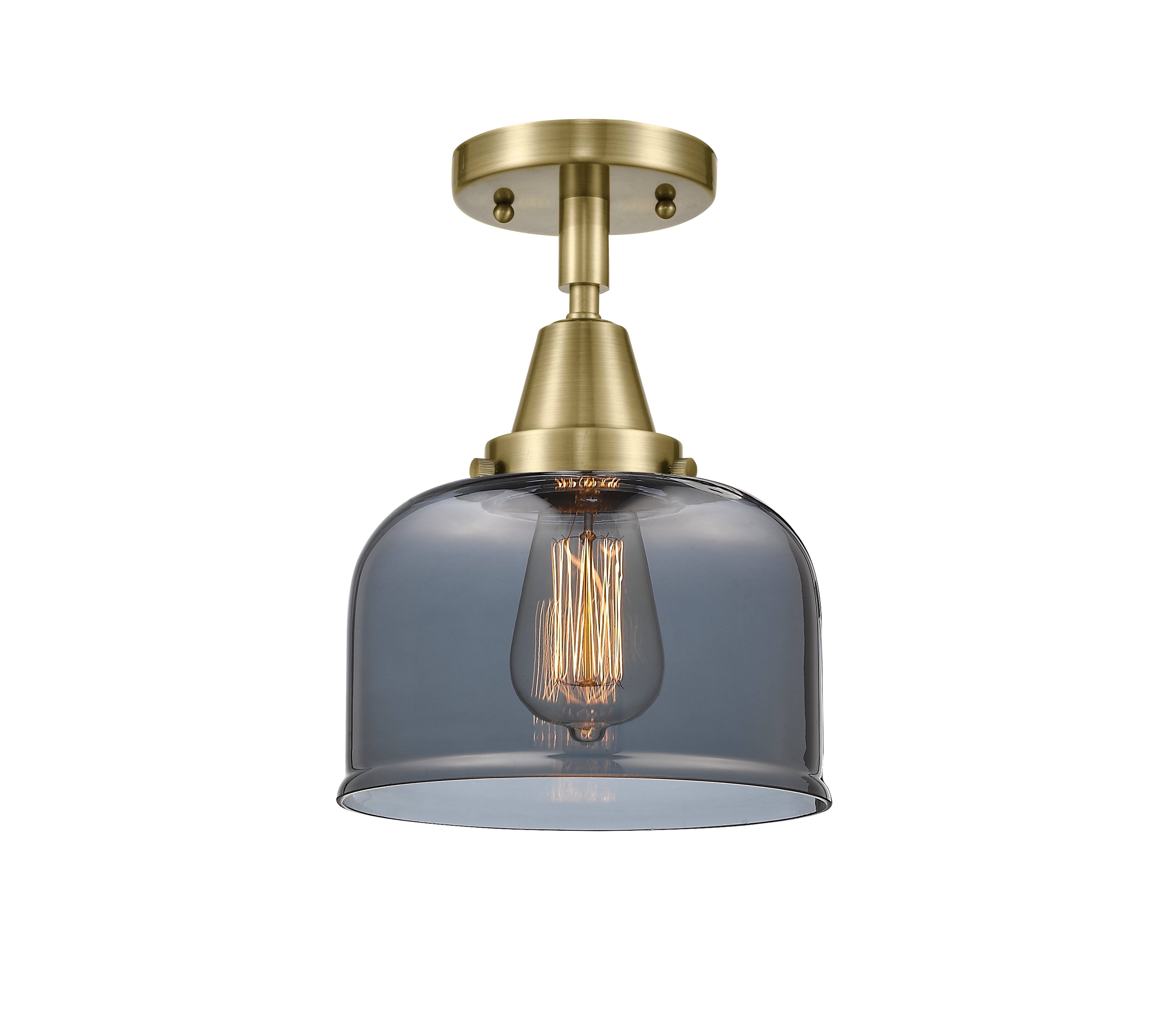 Caden Semi-Flush Mount Brushed Satin Nickel