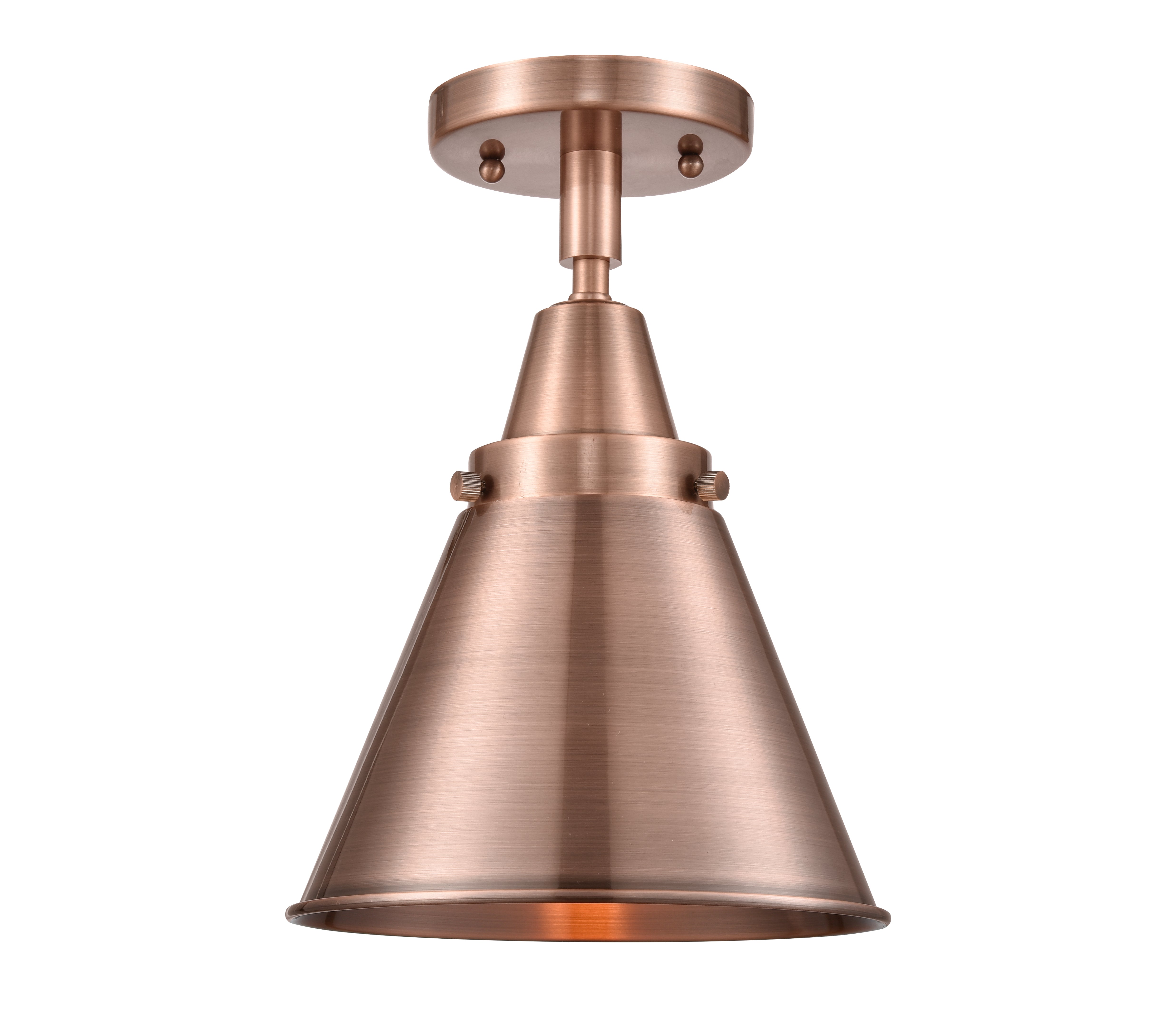 Caden Semi-Flush Mount Satin Nickel