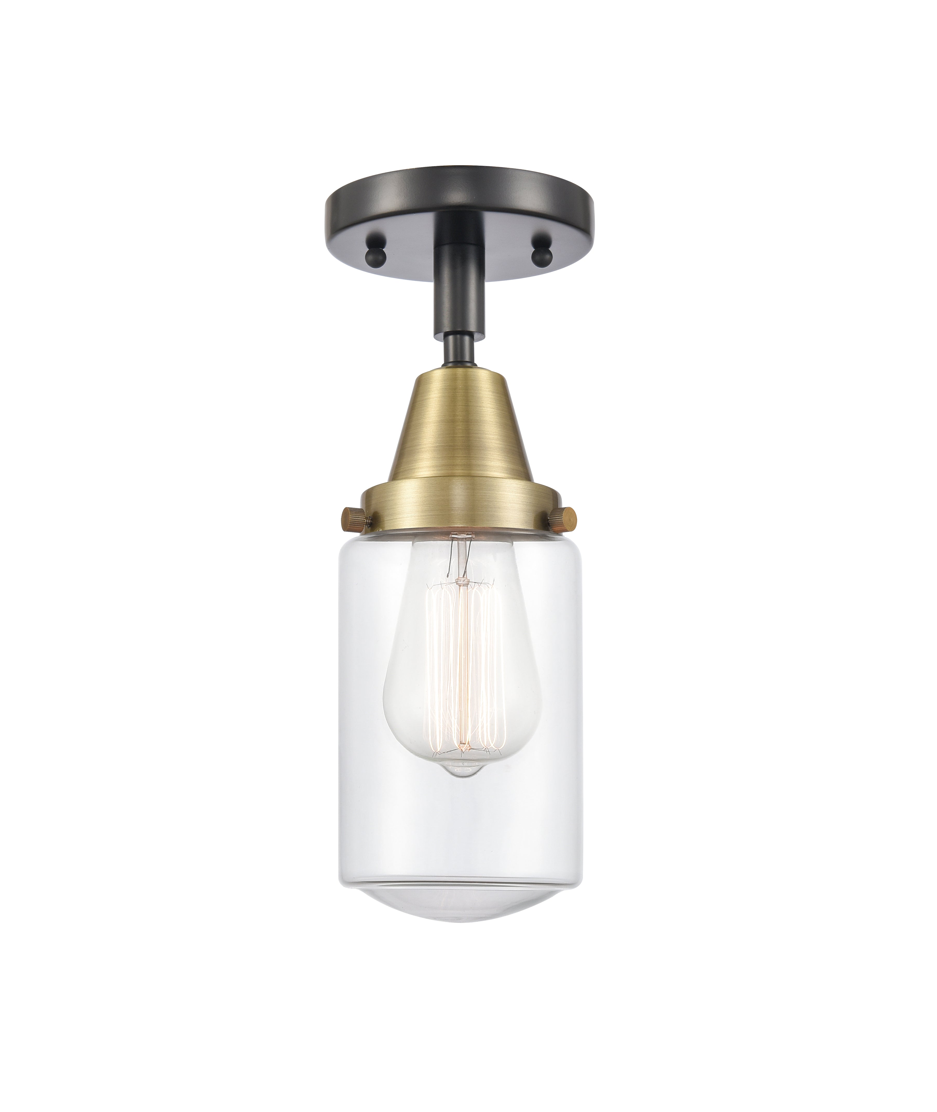 Caden Semi-Flush Mount Brushed Nickel