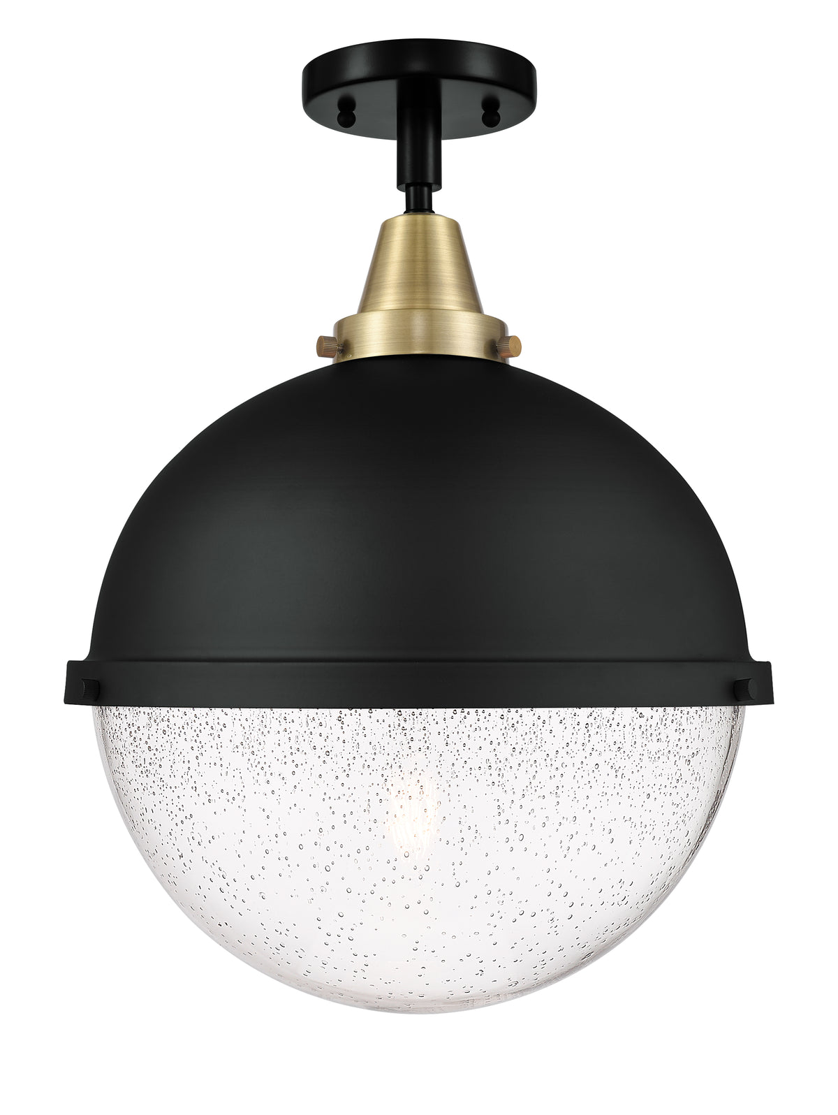 Hampden 13-Inch 1-Light Semi-Flush Mount 17.5-Inch High