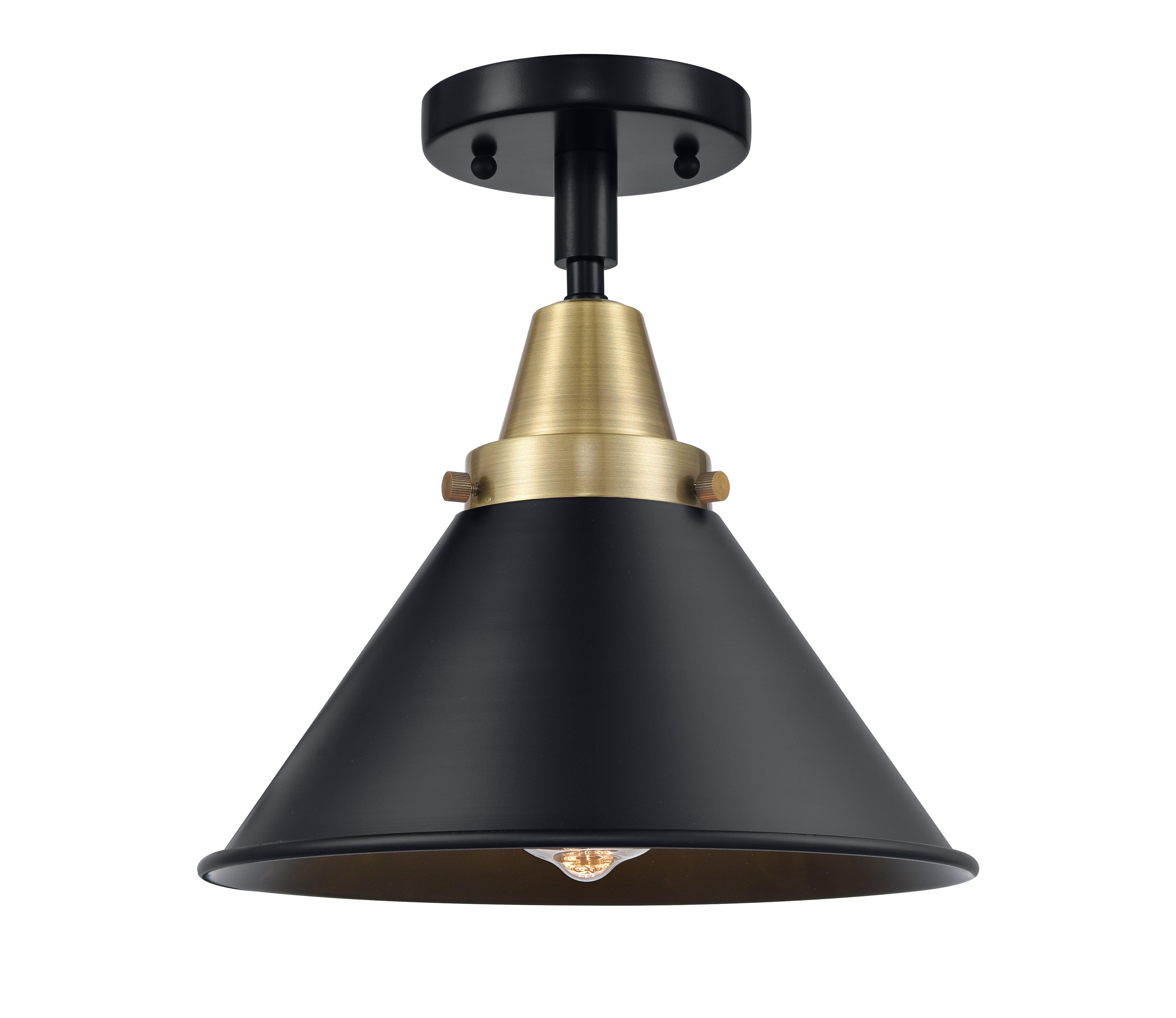 Caden Semi-Flush Mount Brushed Satin Nickel