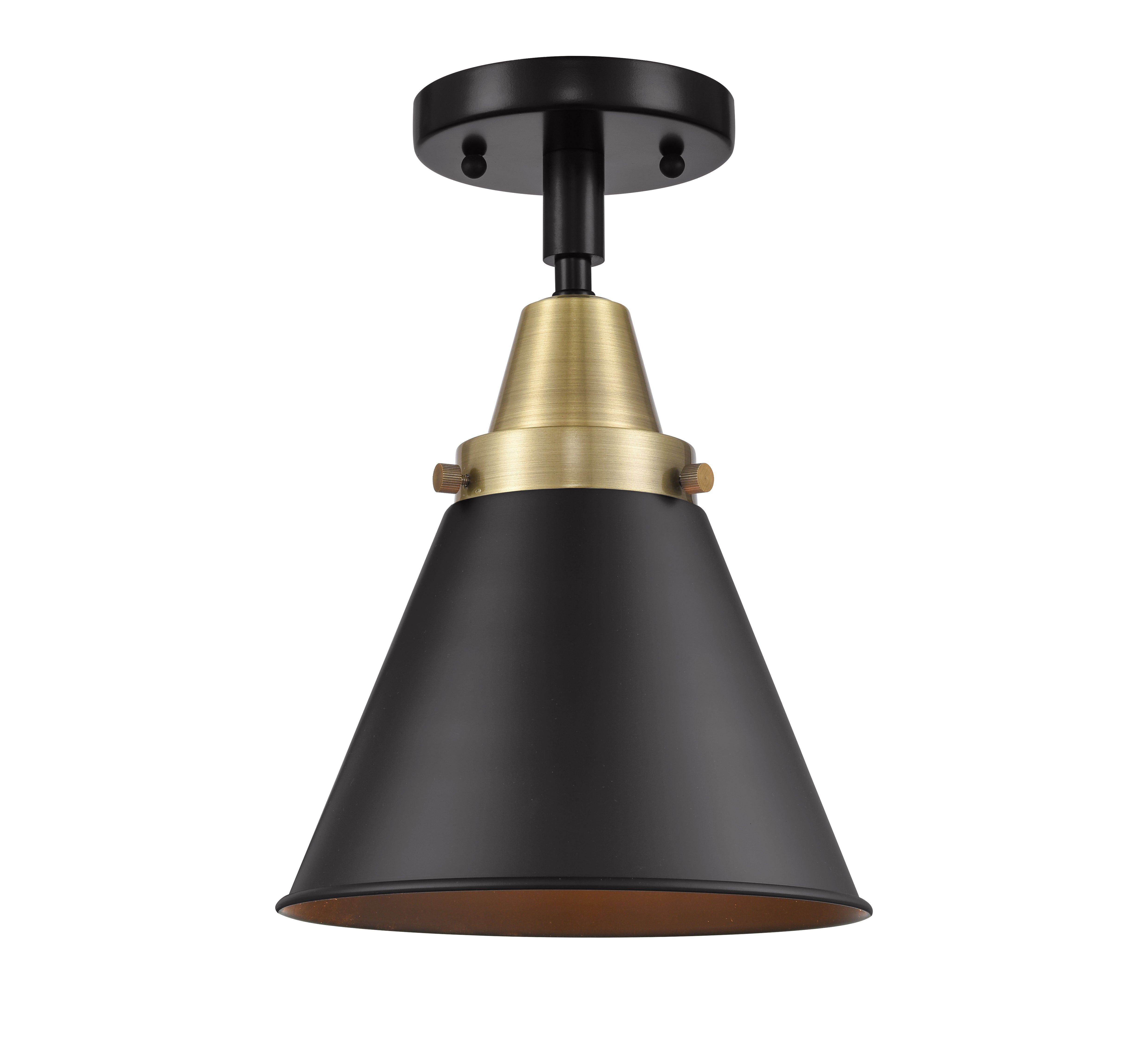 Caden Semi-Flush Mount Satin Nickel