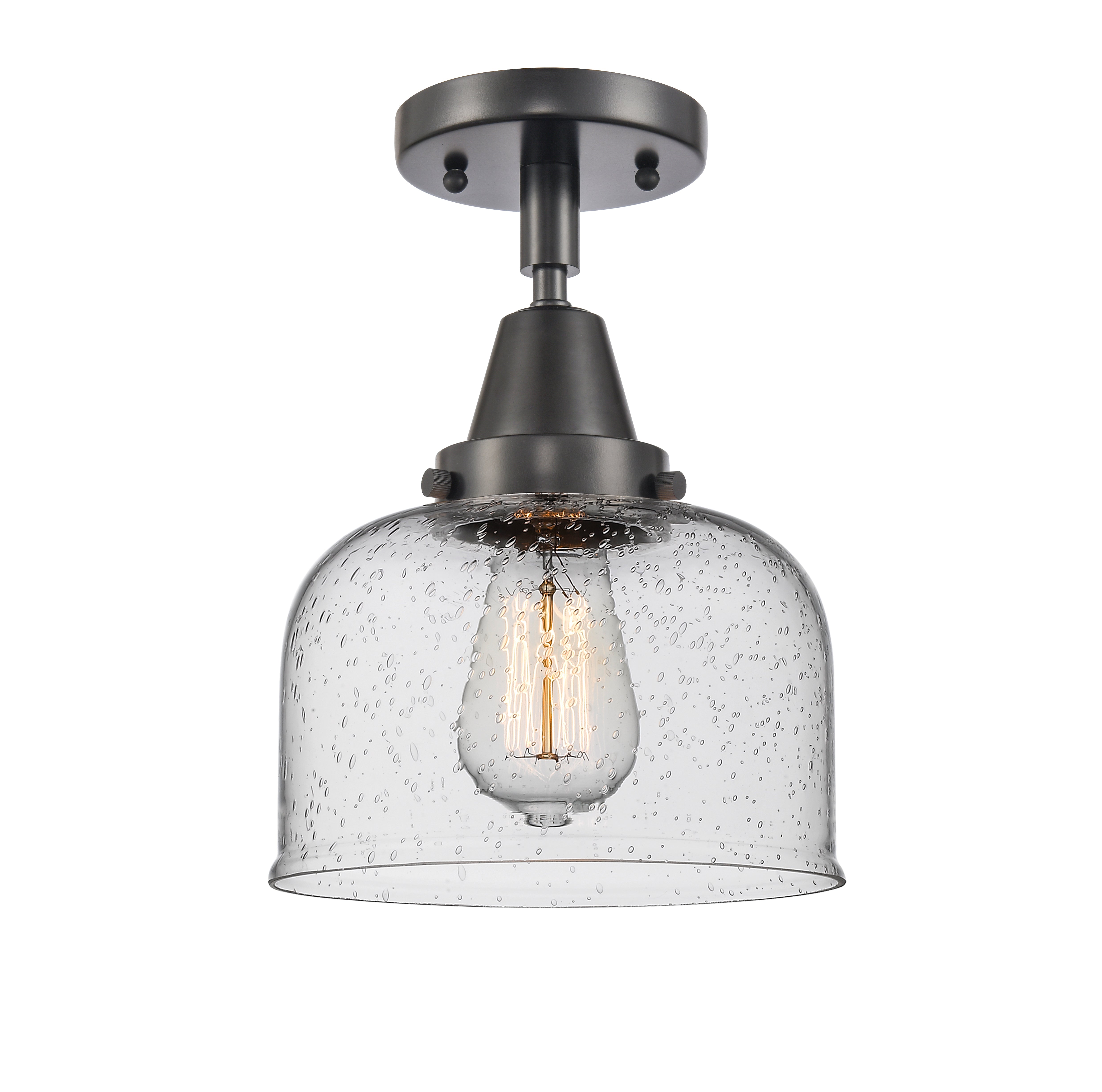Caden Semi-Flush Mount Brushed Satin Nickel