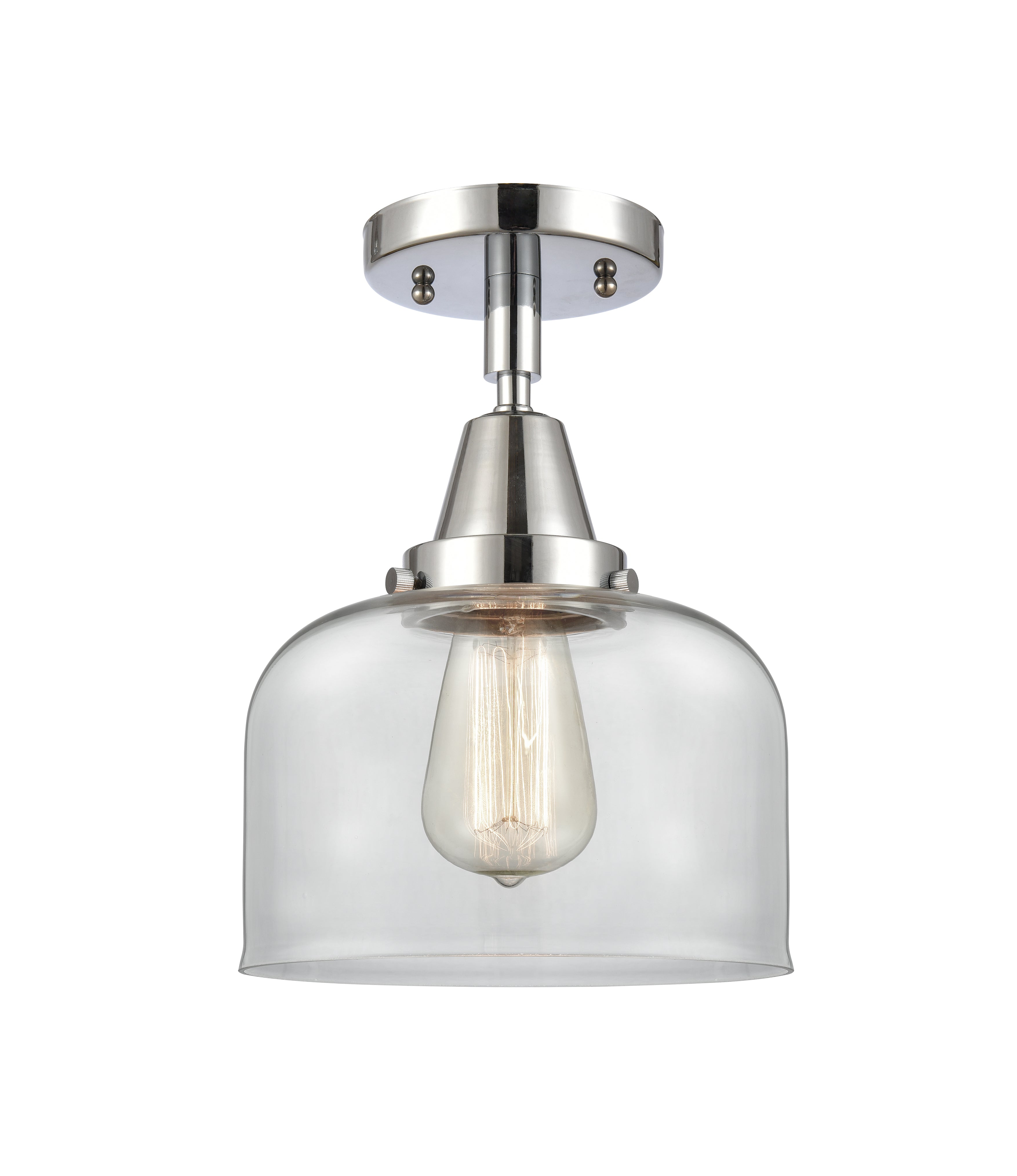 Caden Semi-Flush Mount Brushed Satin Nickel