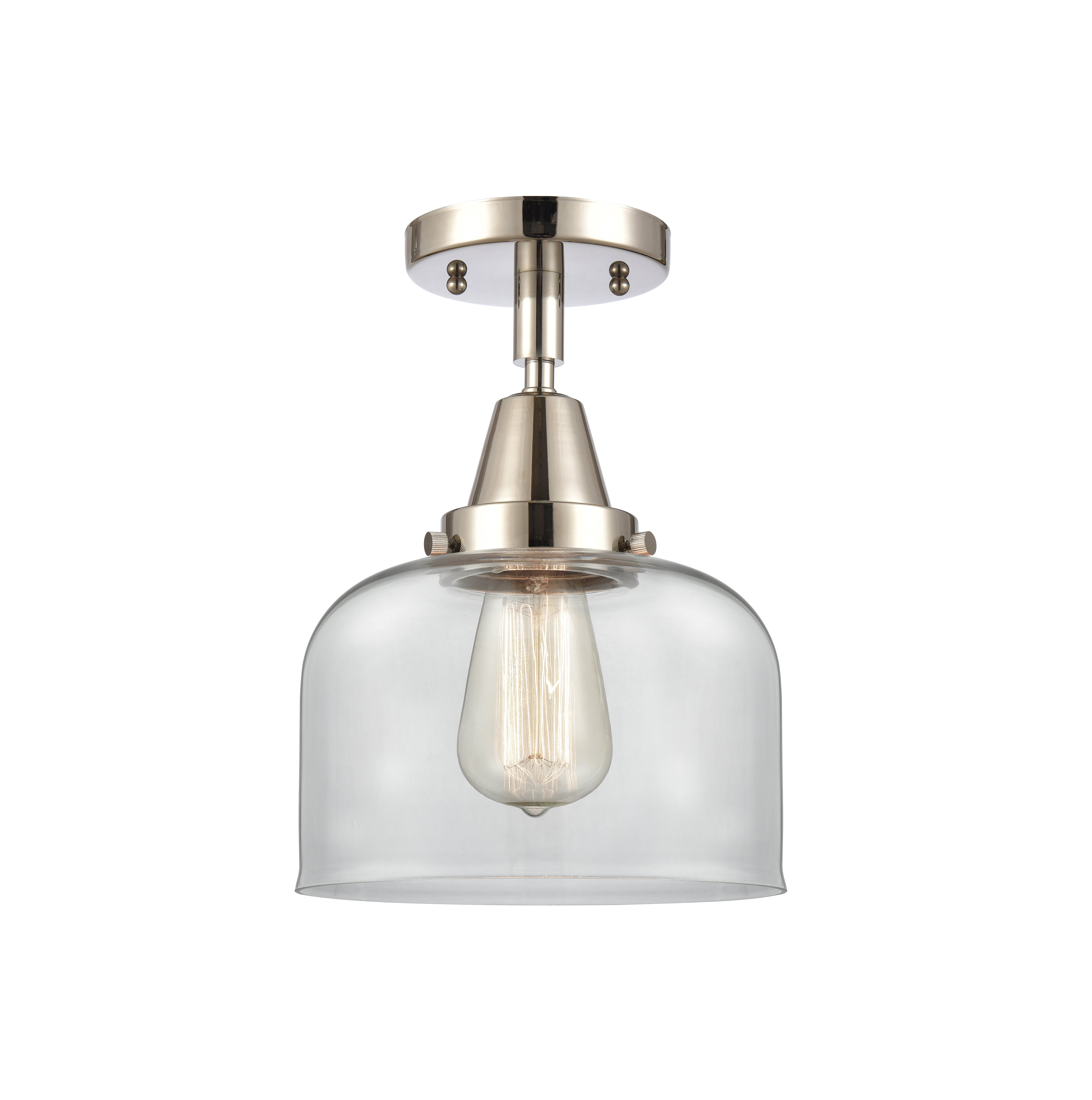 Caden Semi-Flush Mount Brushed Satin Nickel