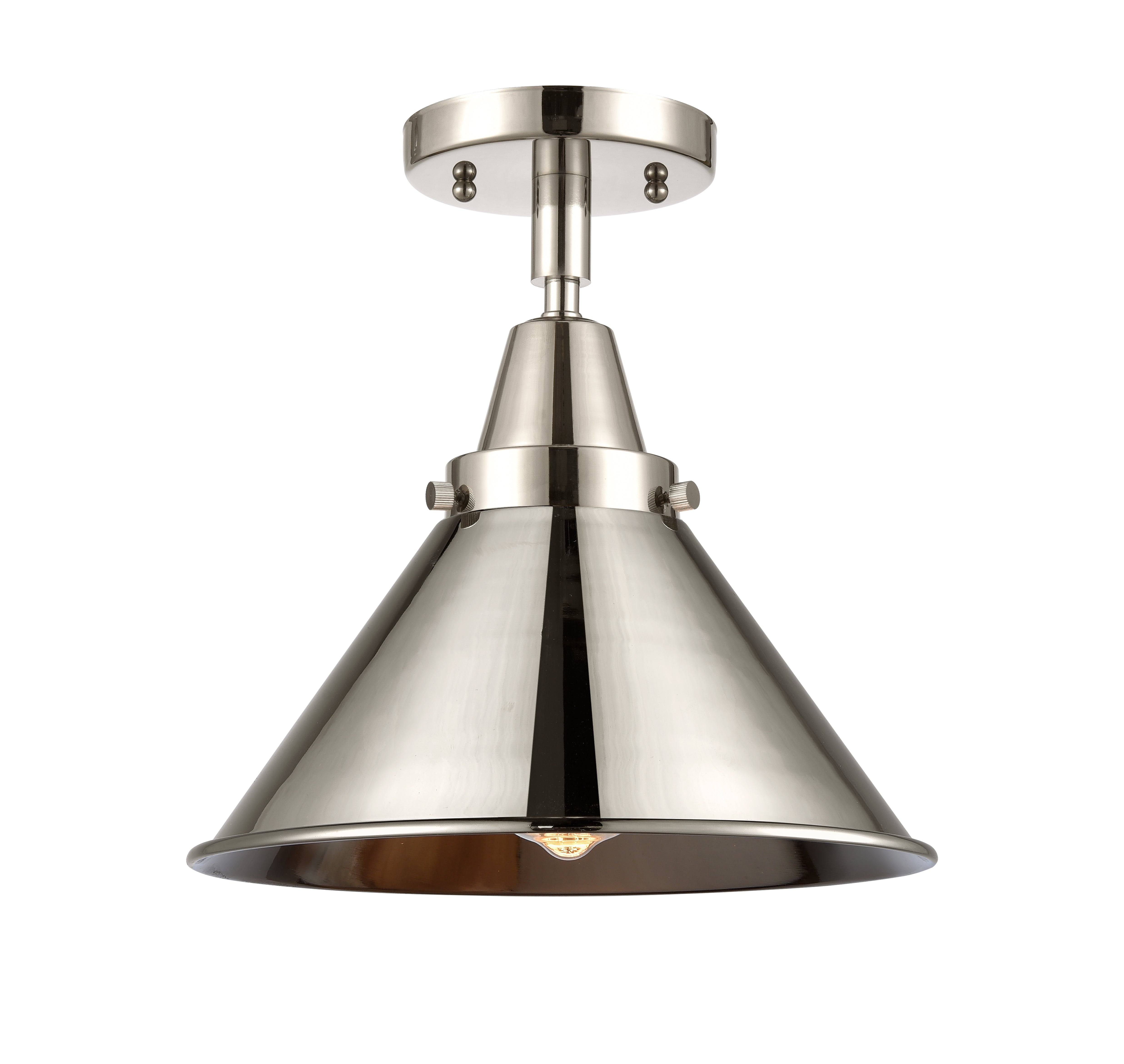 Caden Semi-Flush Mount Brushed Satin Nickel