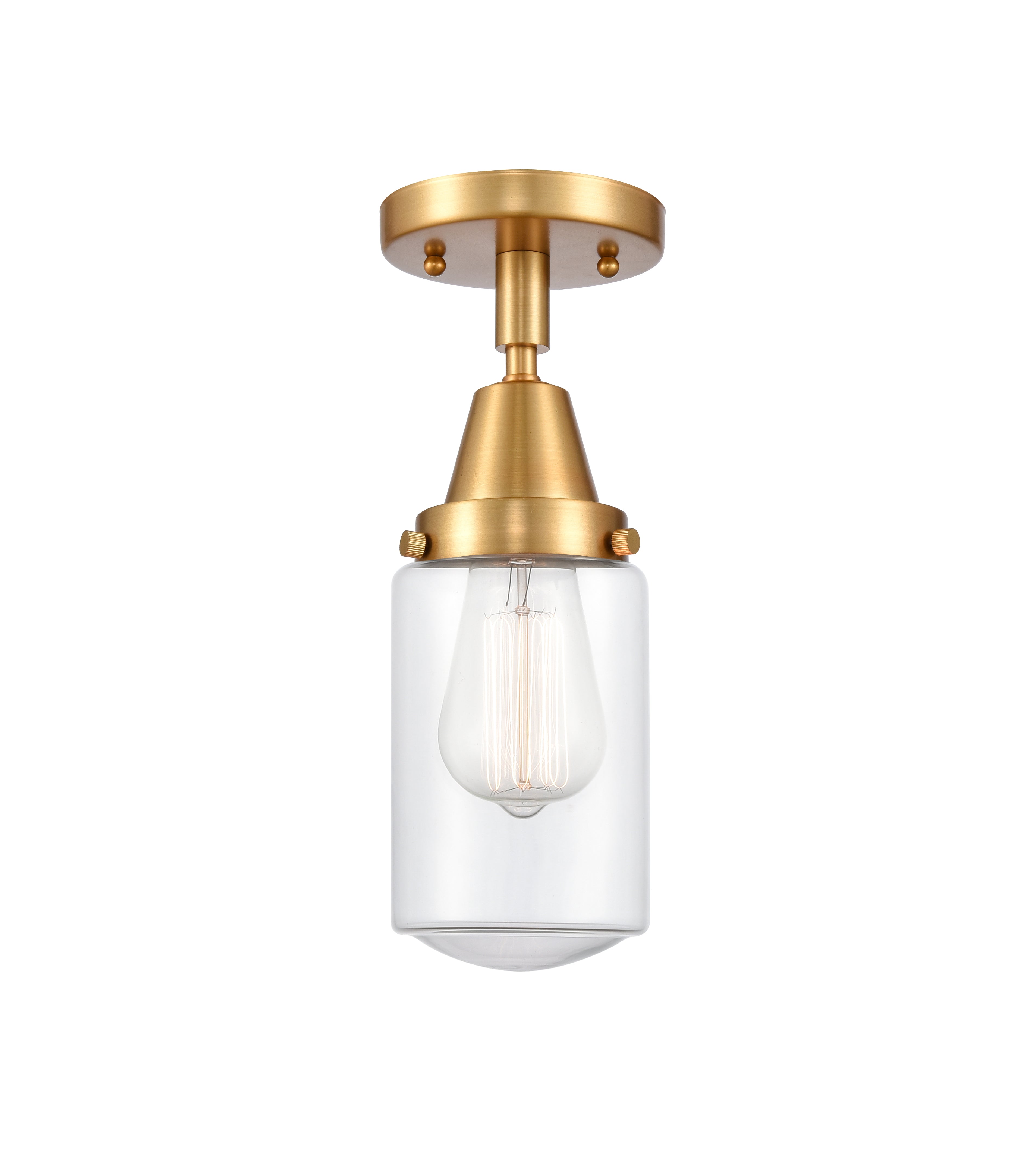 Caden Semi-Flush Mount Brushed Nickel