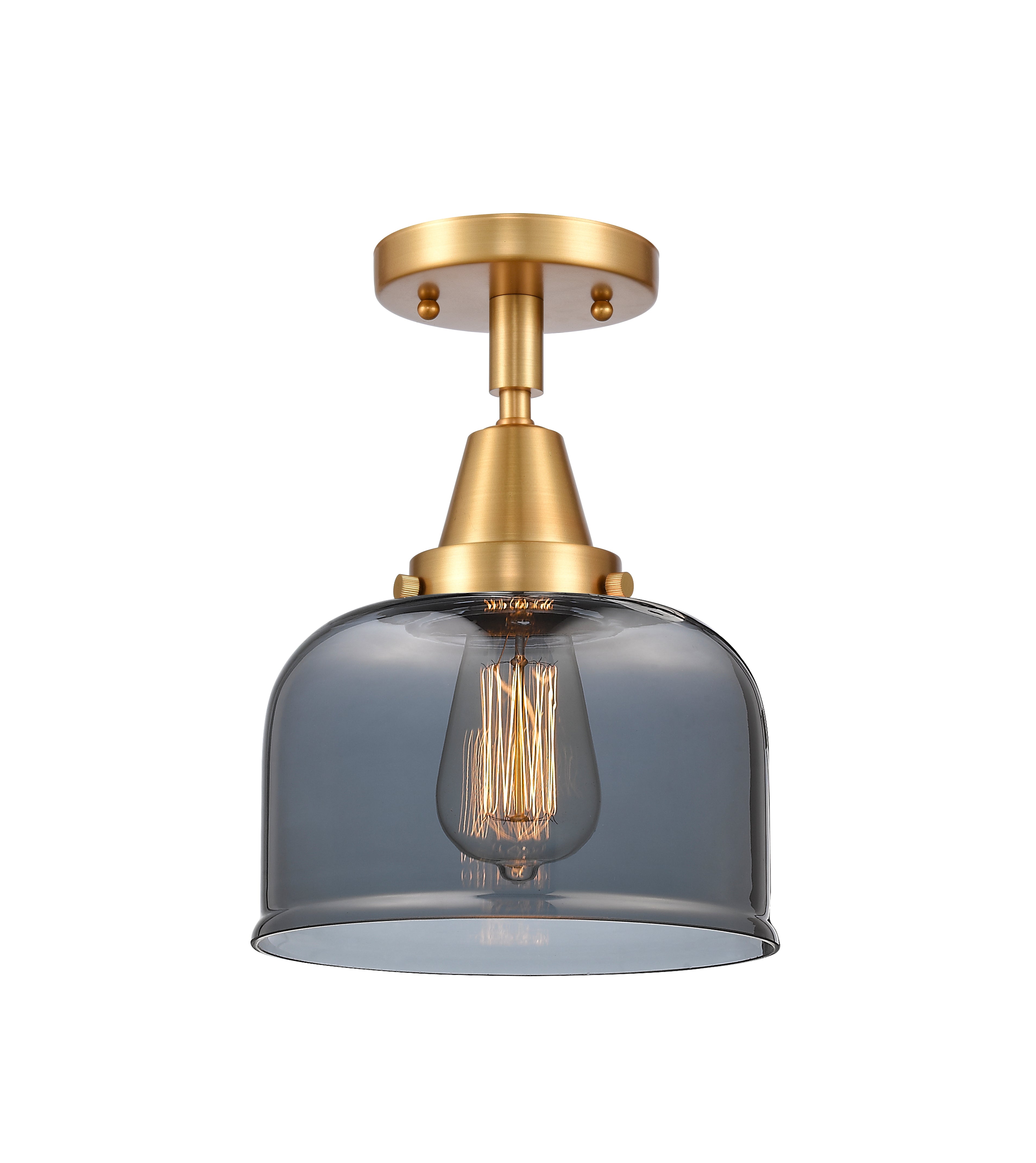 Caden Semi-Flush Mount Brushed Satin Nickel
