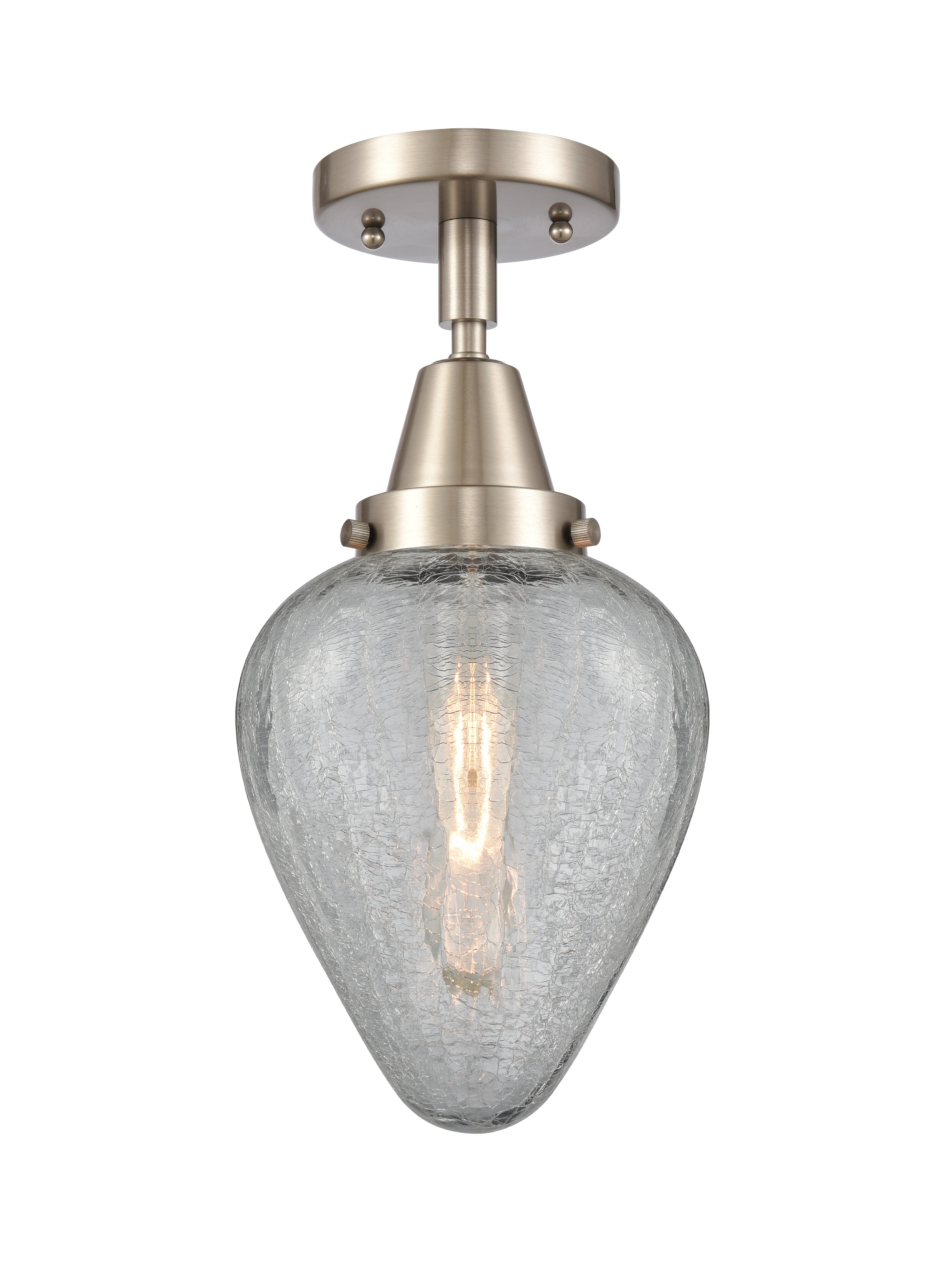 Caden Semi-Flush Mount Brushed Satin Nickel