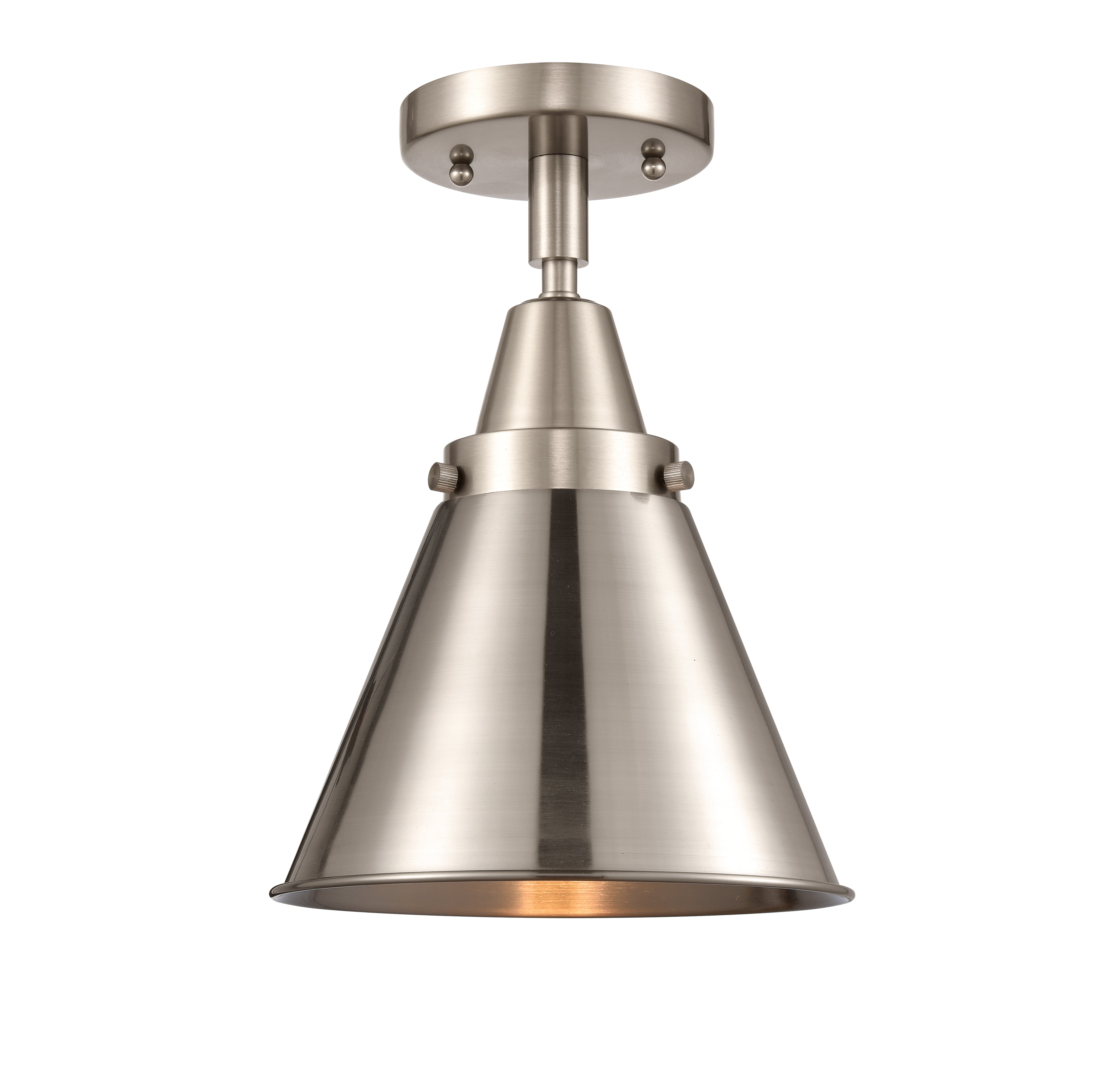 Caden Semi-Flush Mount Satin Nickel