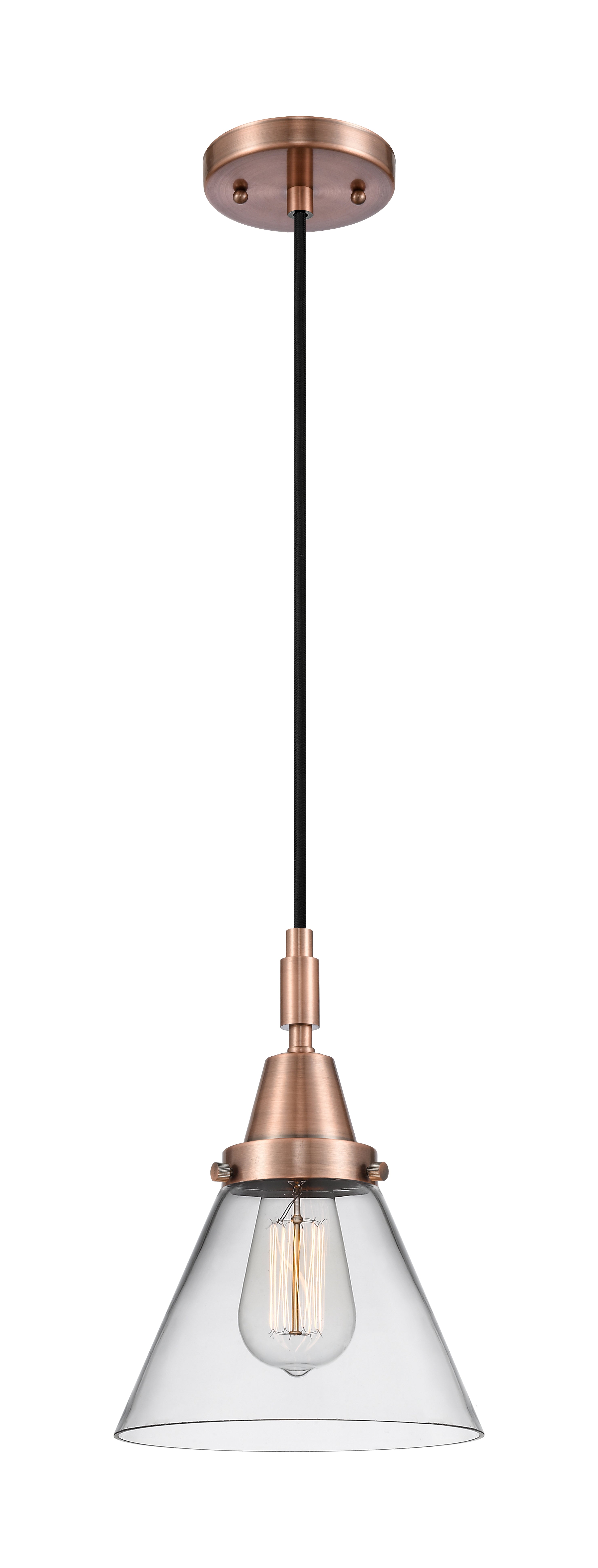 Caden Mini Pendant Antique Brass Finish