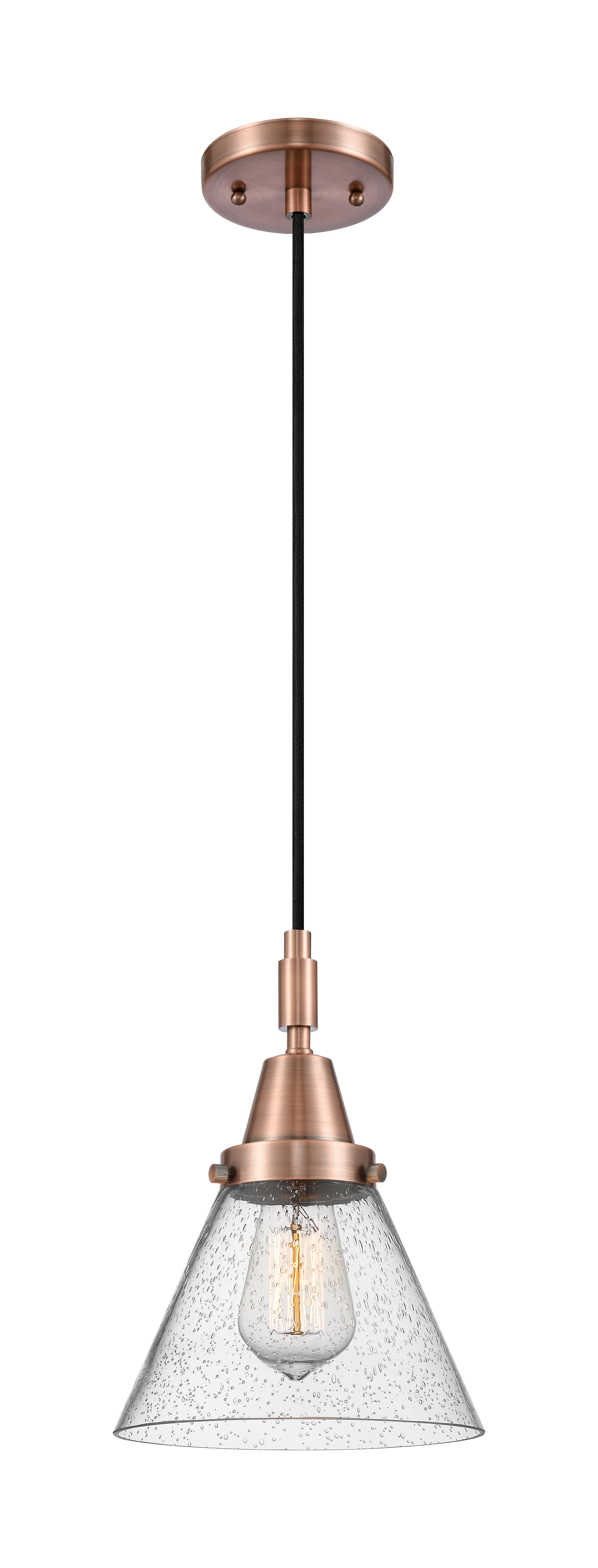 Caden Mini Pendant Antique Brass Finish