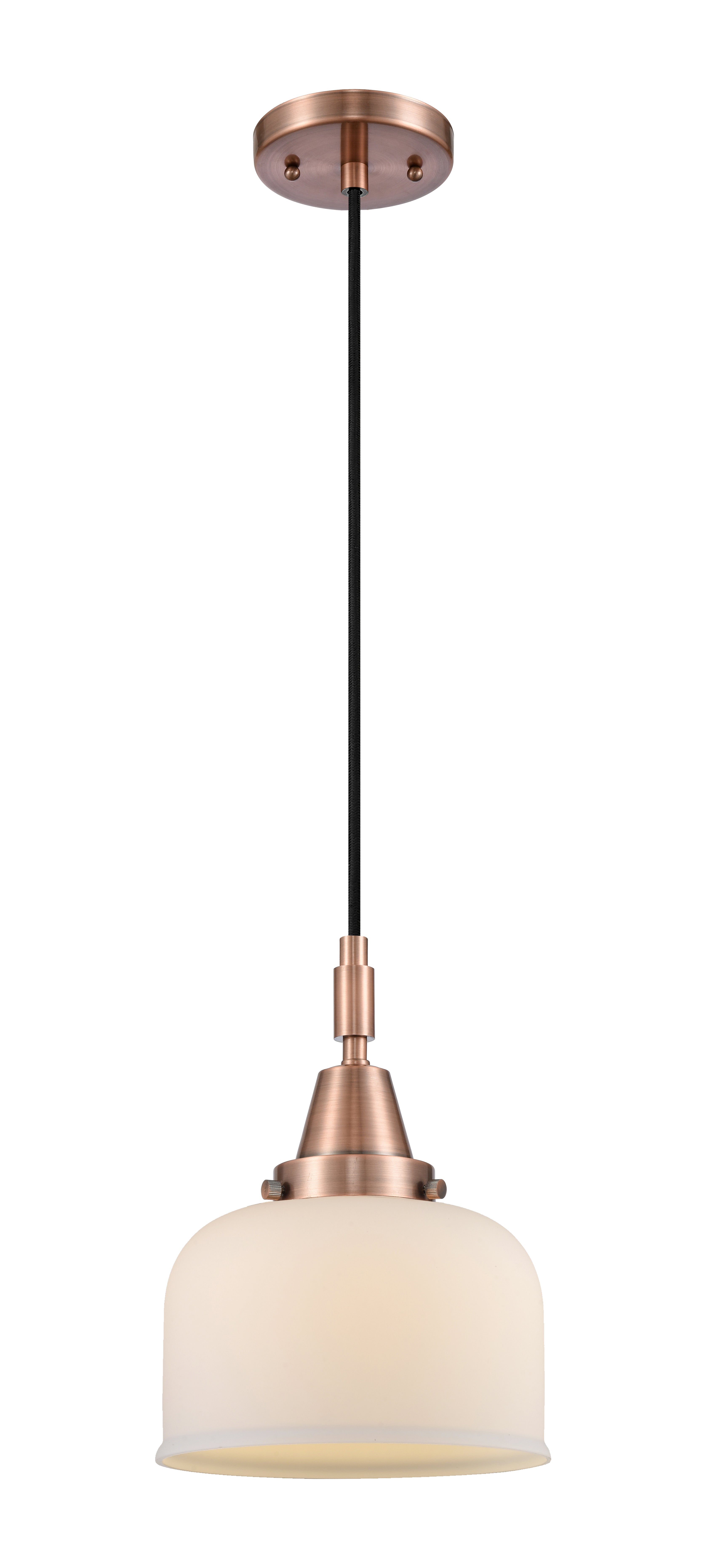 Caden Mini Pendant Antique Brass Glass Steel