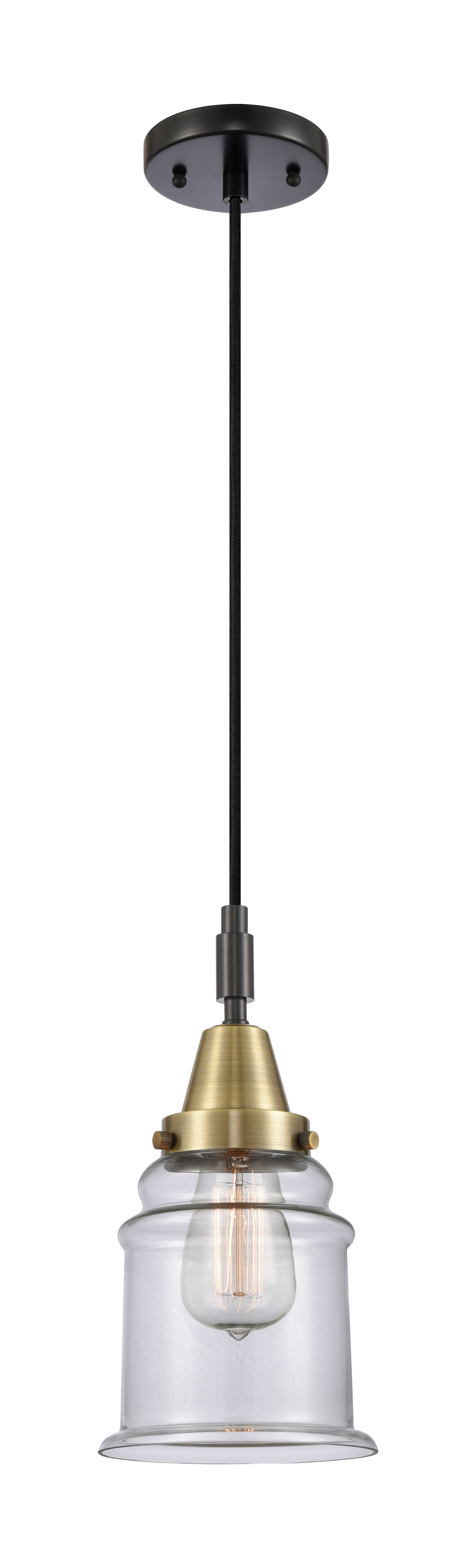 Caden Mini Pendant Antique Brass Steel