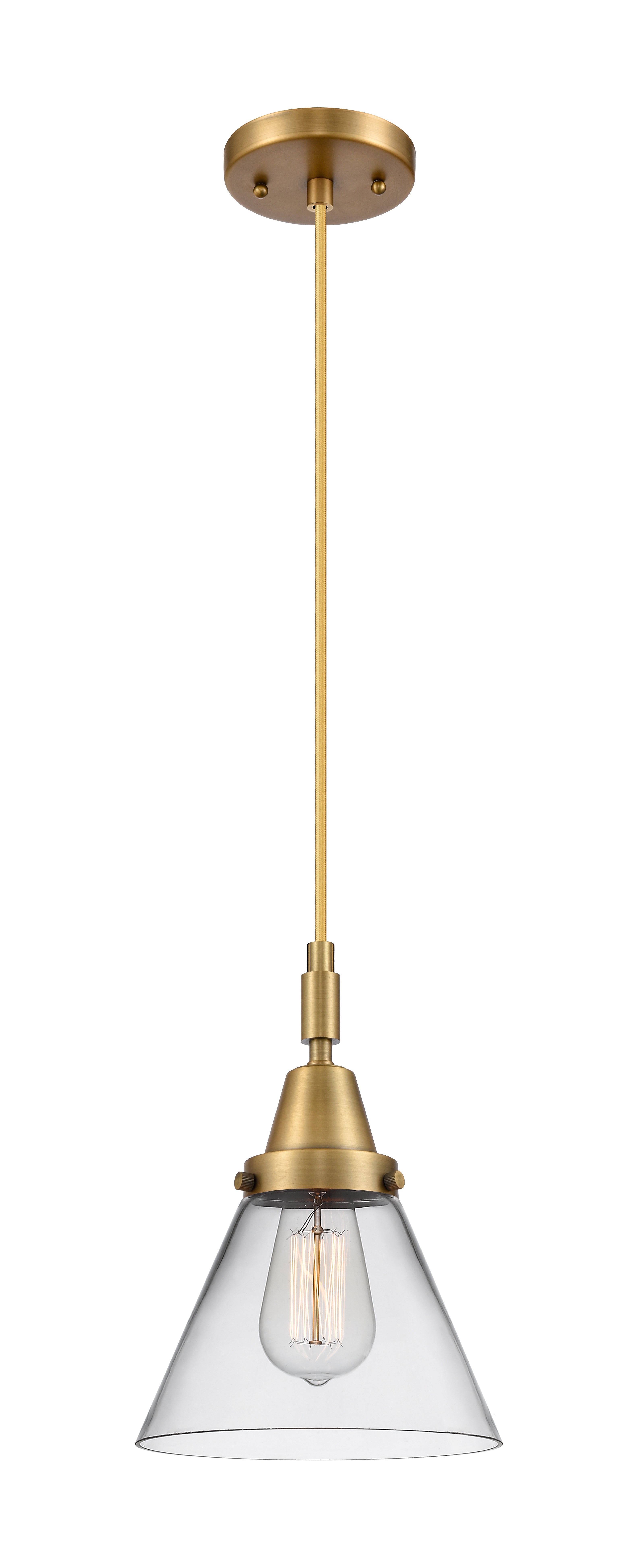 Caden Mini Pendant Antique Brass Finish