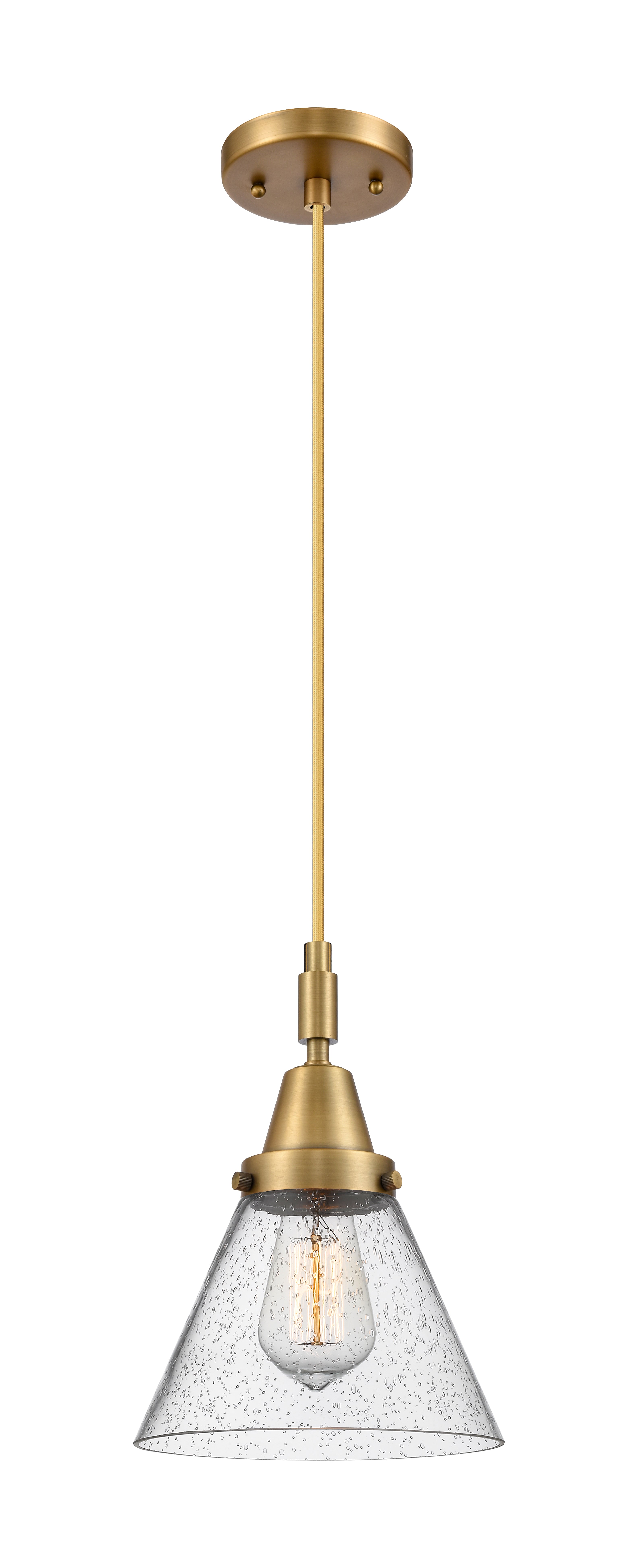 Caden Mini Pendant Antique Brass Finish