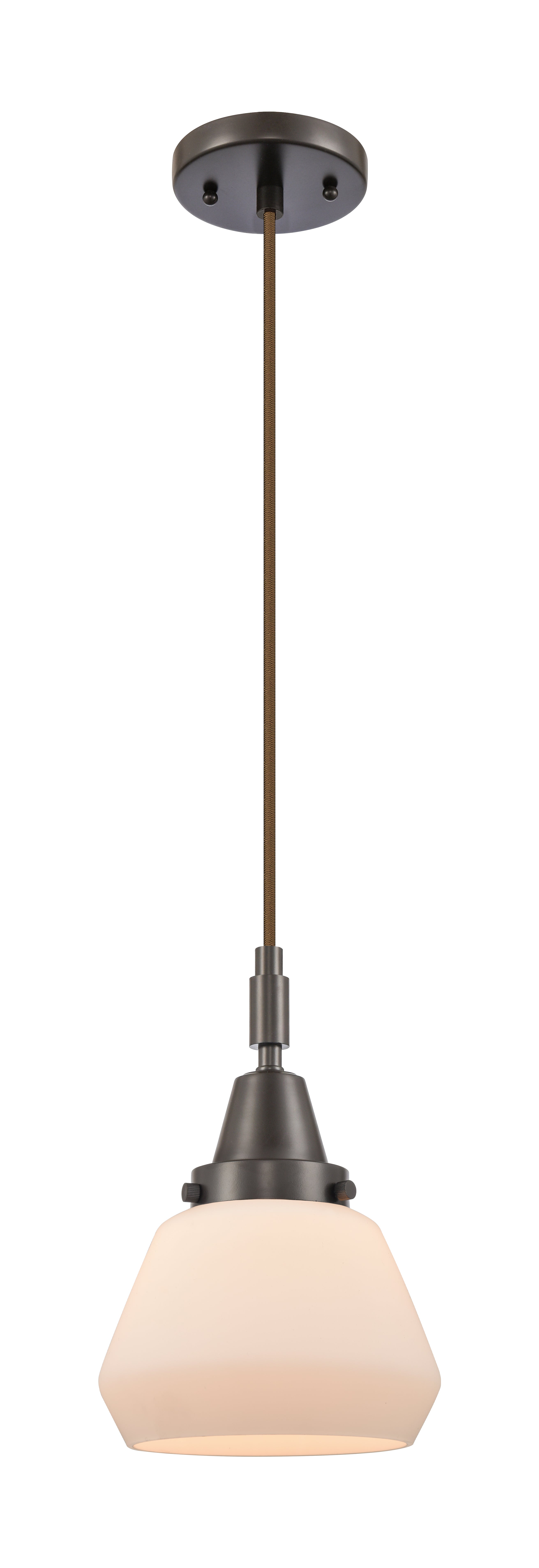 Caden Mini Pendant Antique Brass Glass