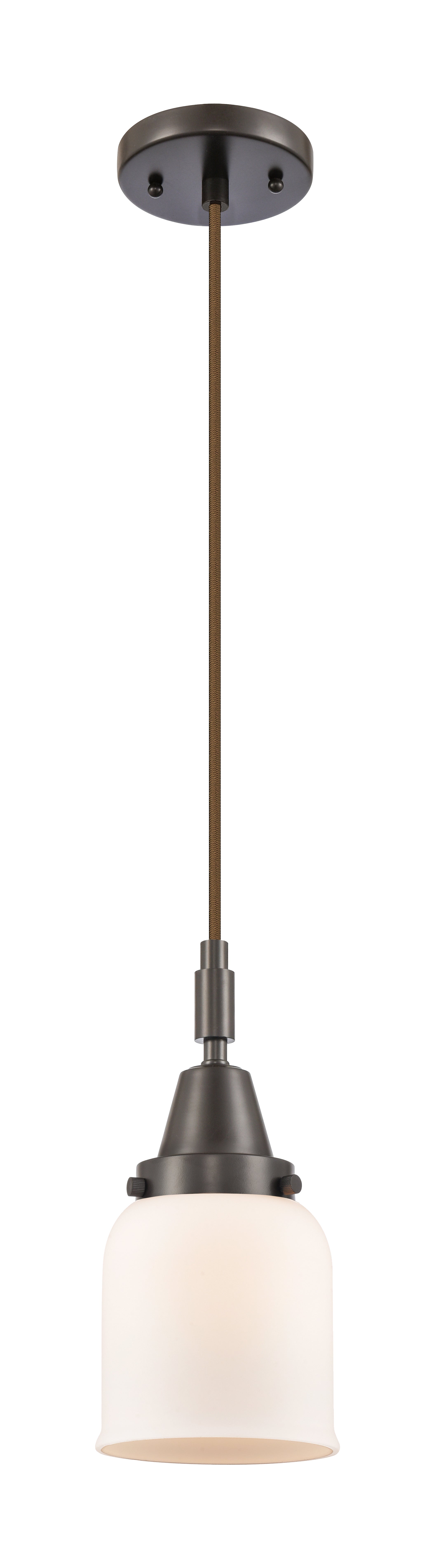 Caden Mini Pendant Antique Brass Glass
