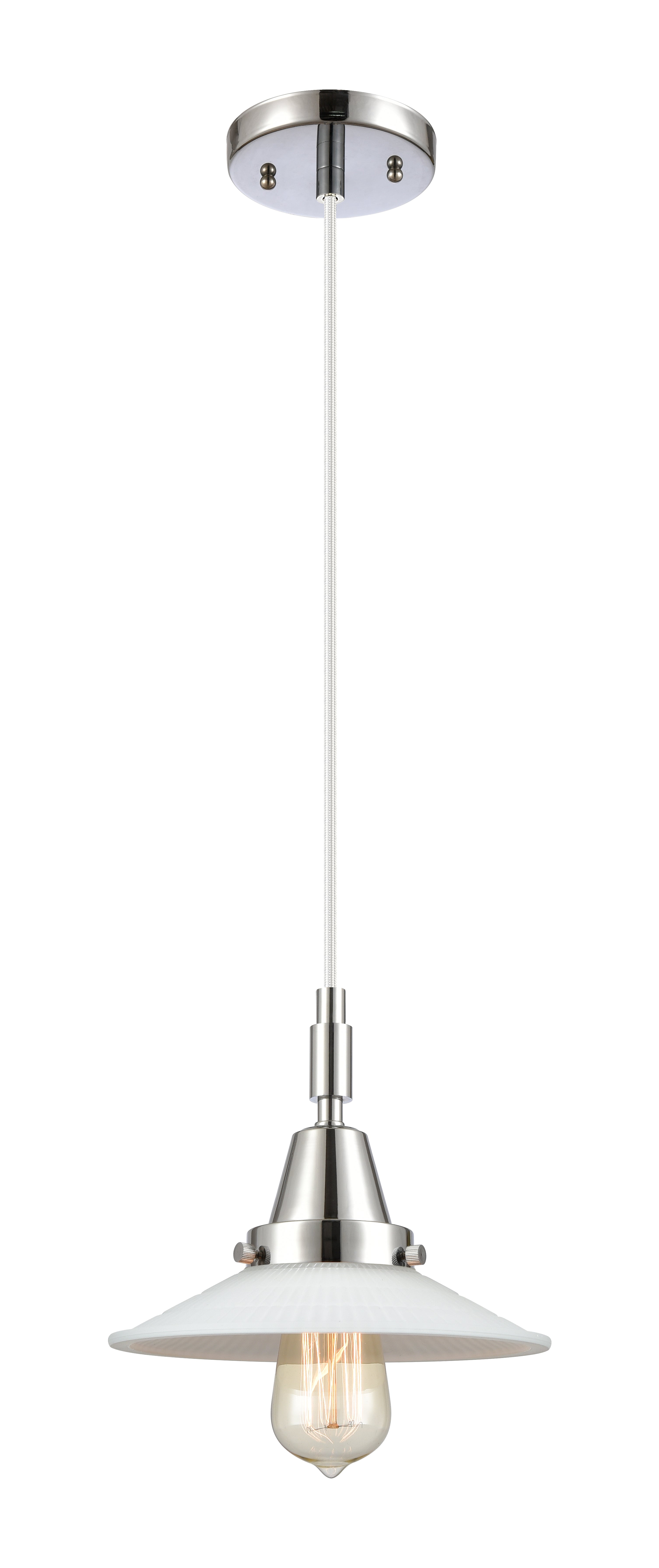 Caden Mini Pendant Antique Brass Glass