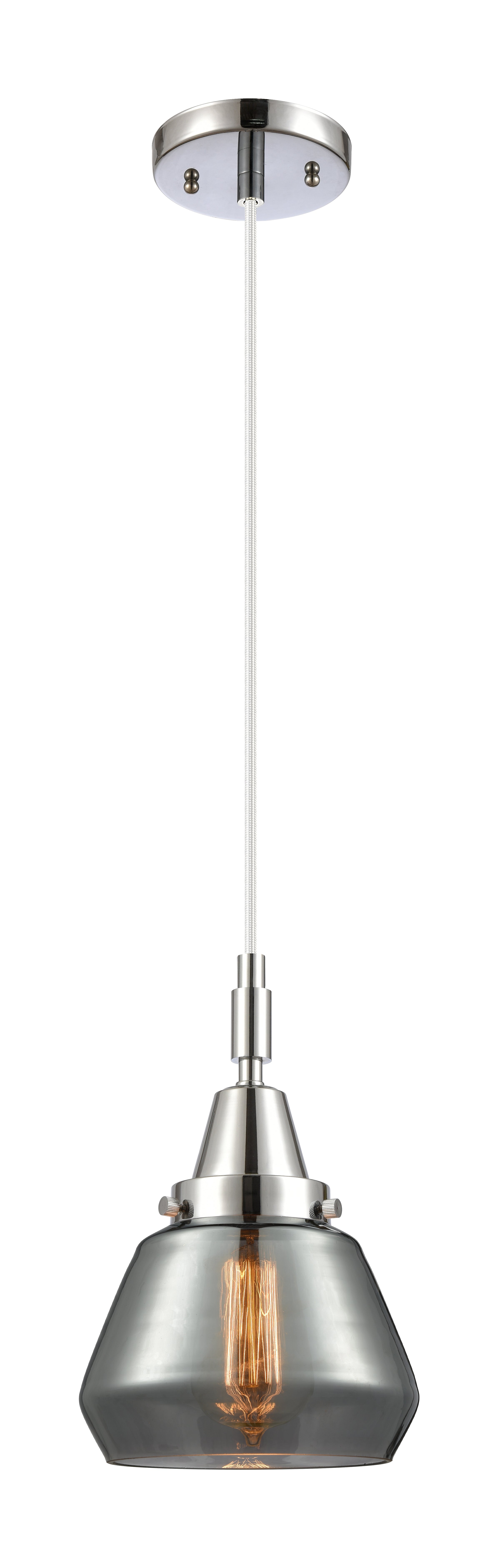 Caden Mini Pendant Antique Brass Glass
