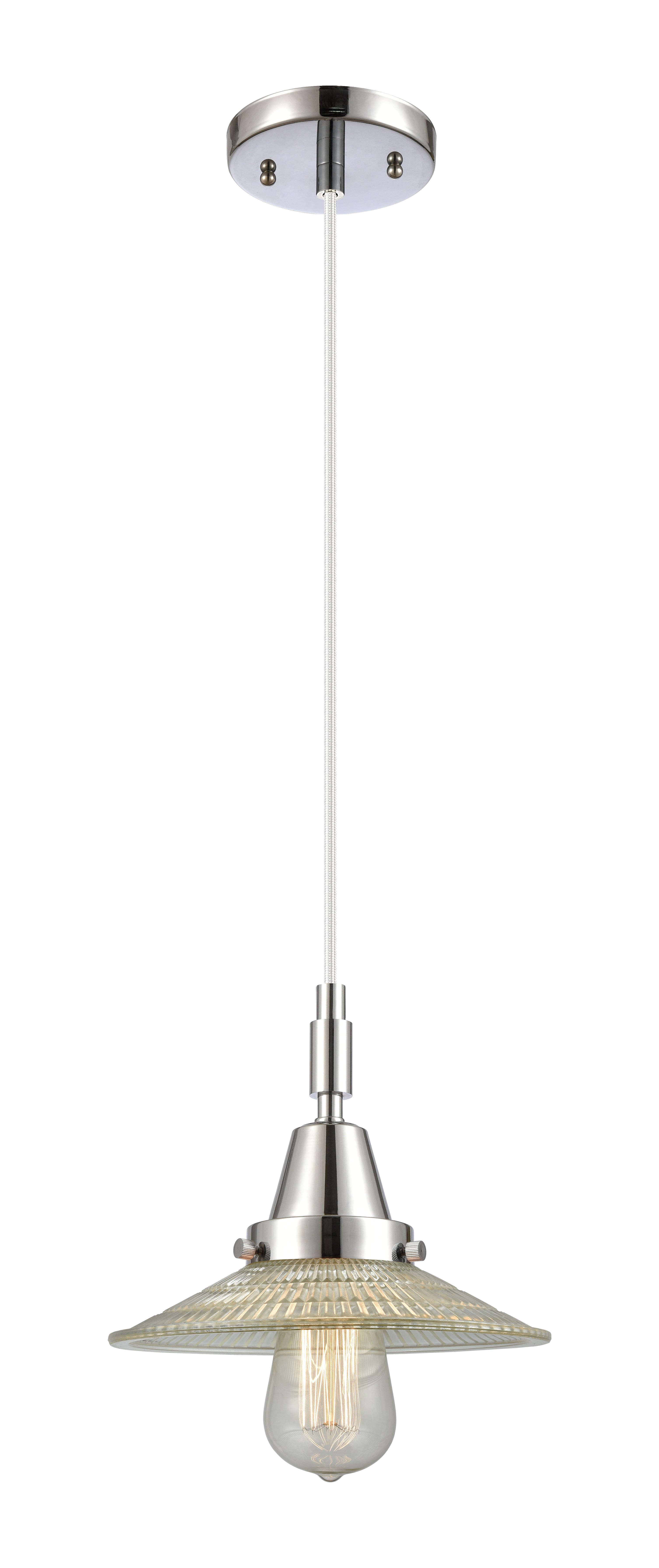 Caden Mini Pendant Antique Brass Glass