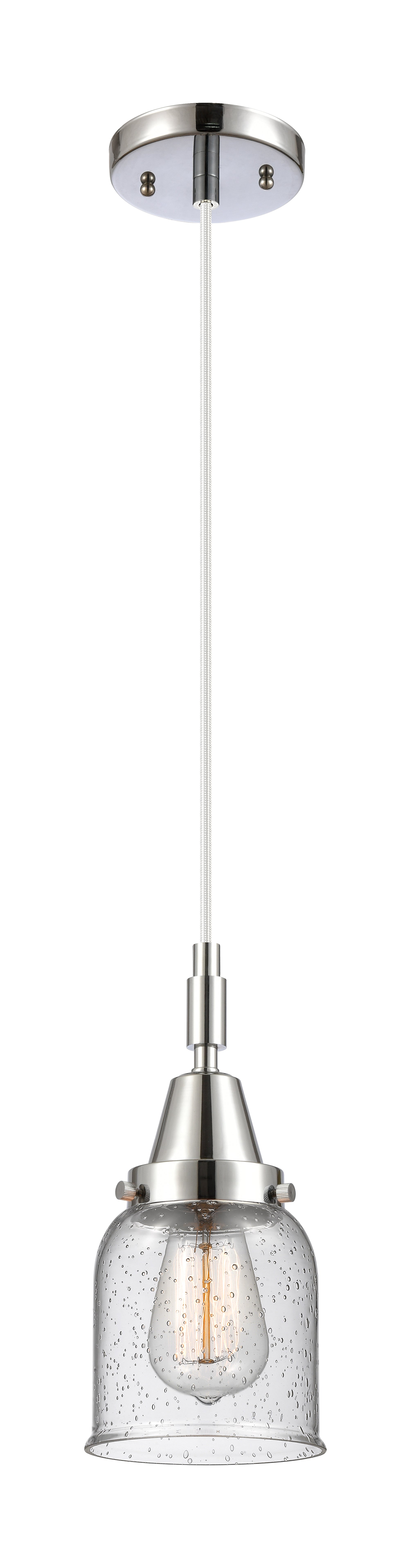 Caden Mini Pendant Antique Brass Glass