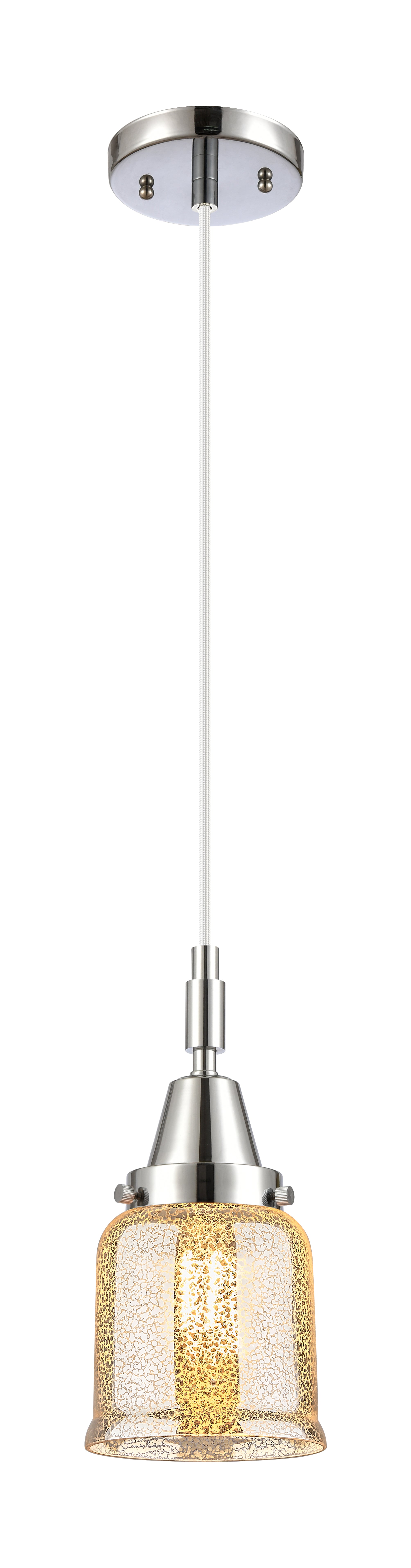 Caden Mini Pendant Antique Brass Glass